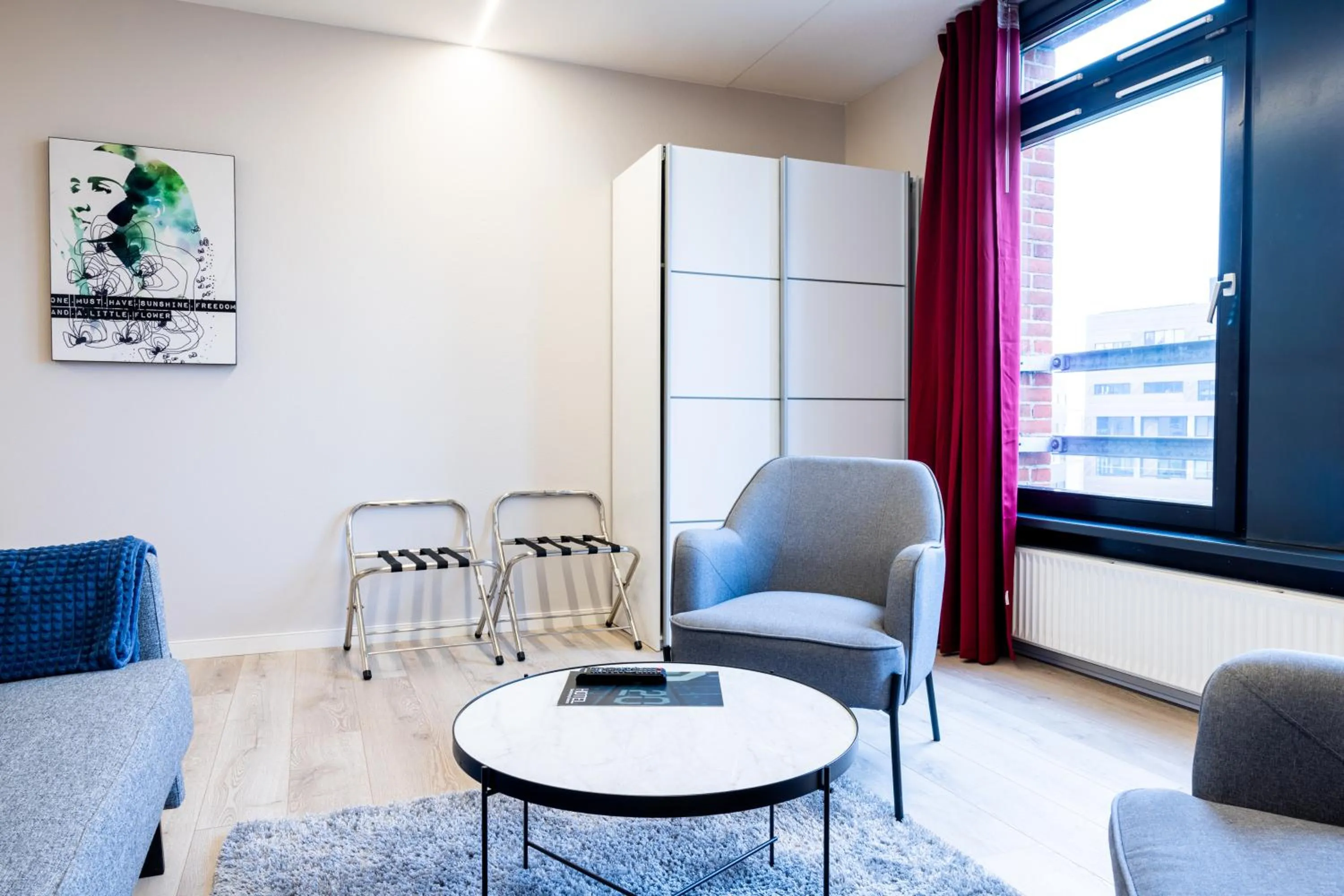 Living room in Hotel Sønderborg Kaserne