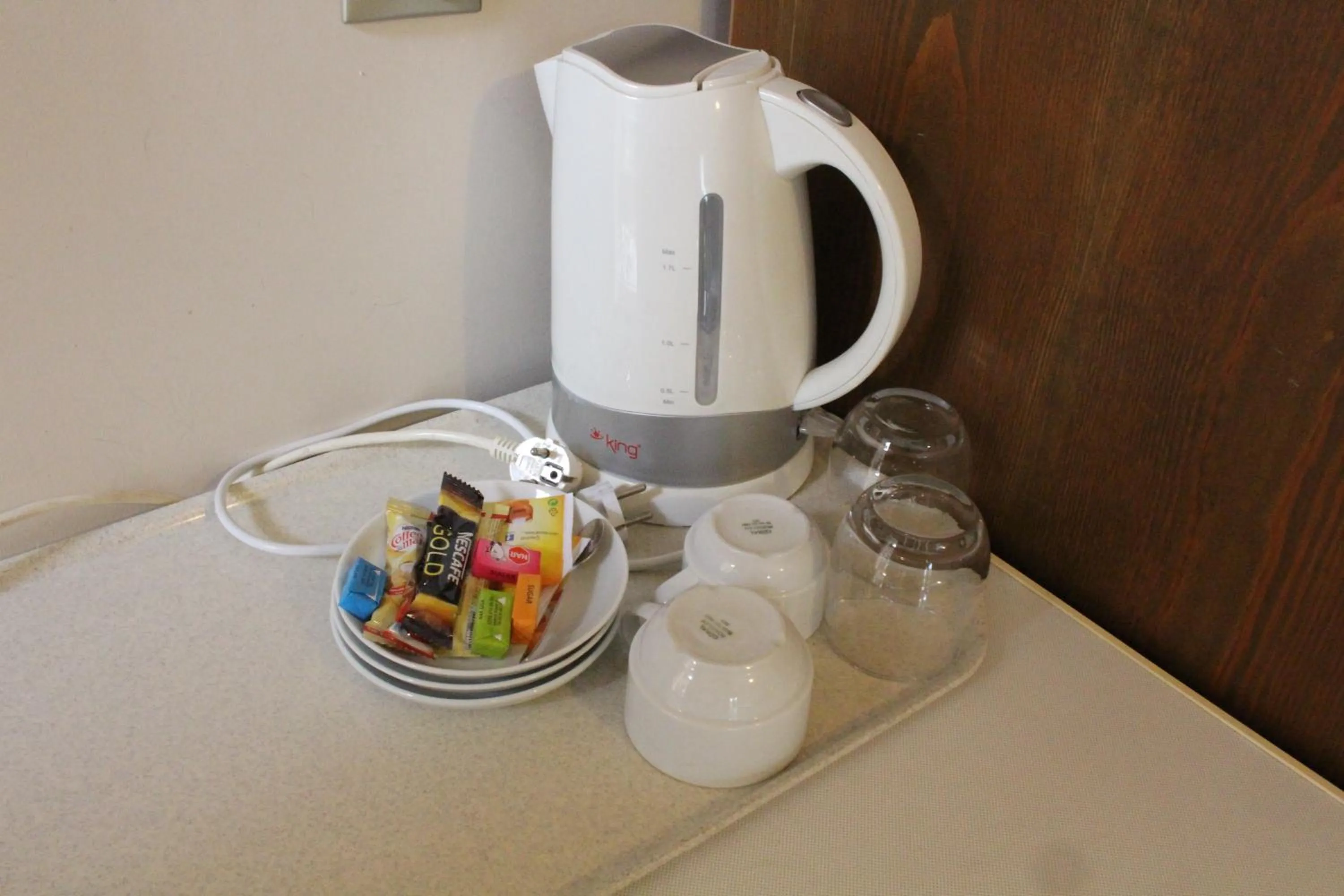 Coffee/tea facilities in Nirvana Hotel