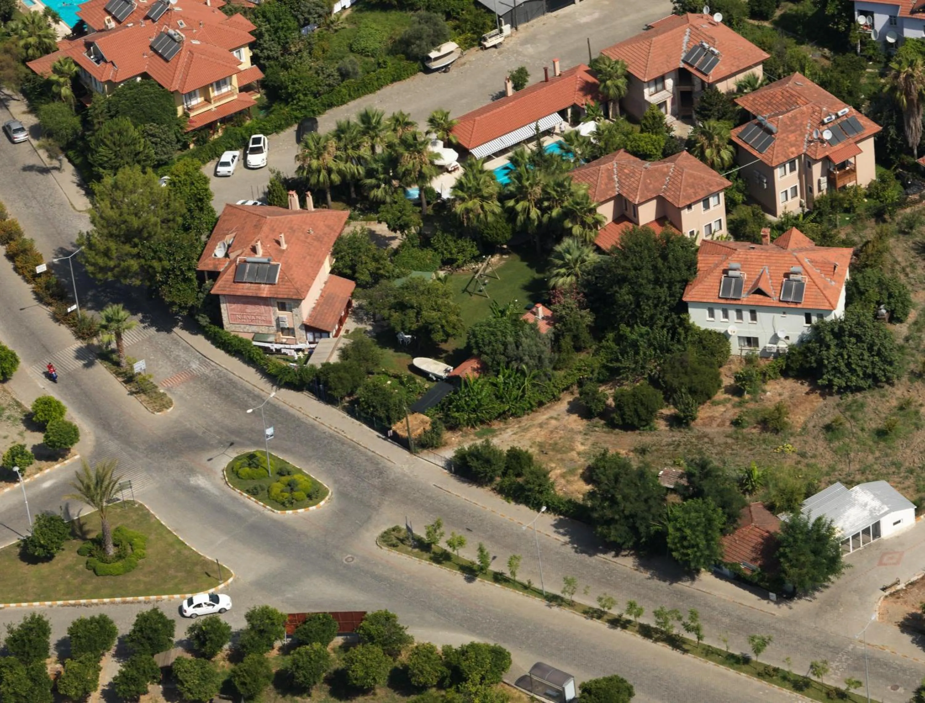 Bird's eye view in Nirvana Hotel