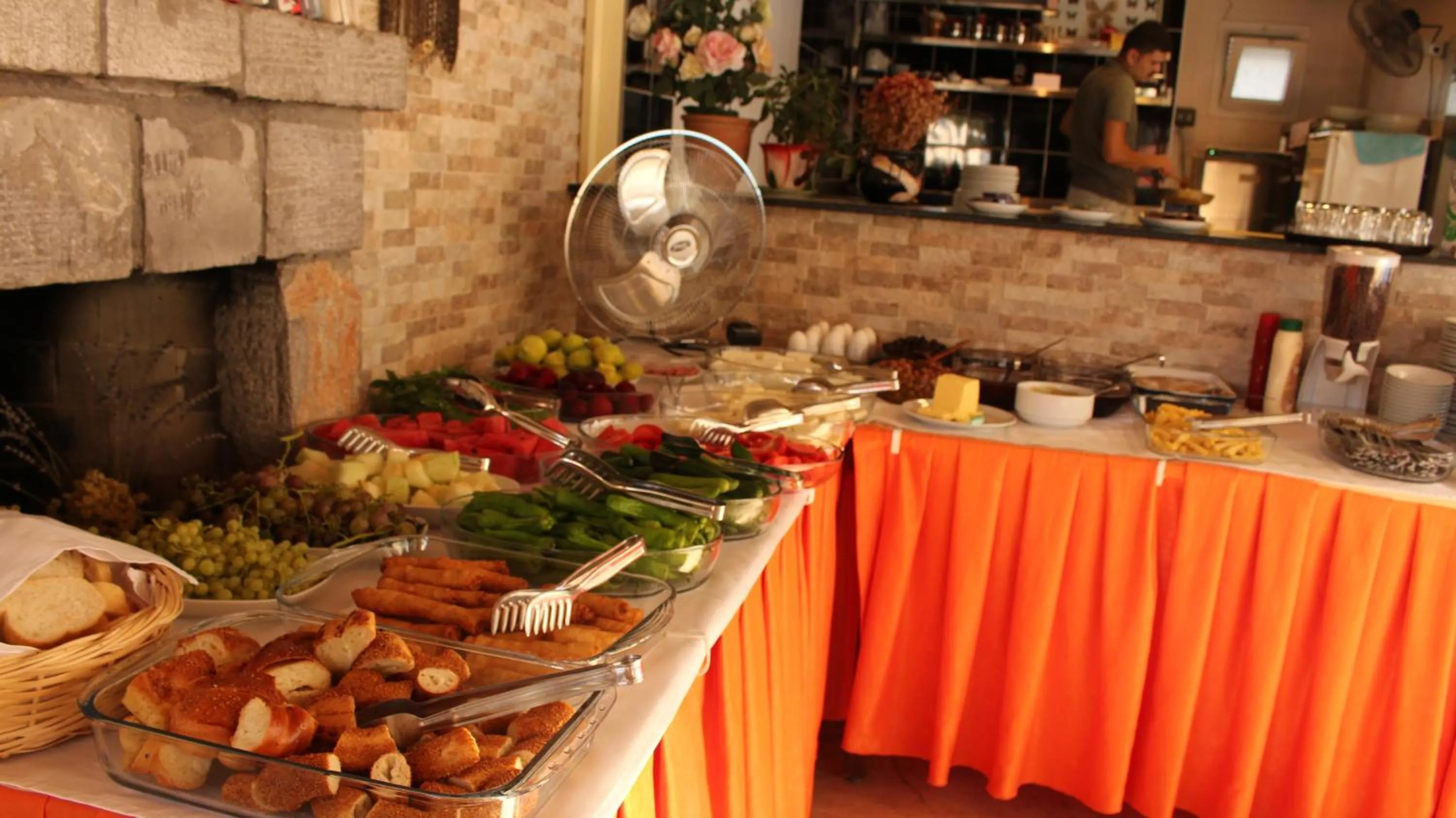 Buffet breakfast in Nirvana Hotel