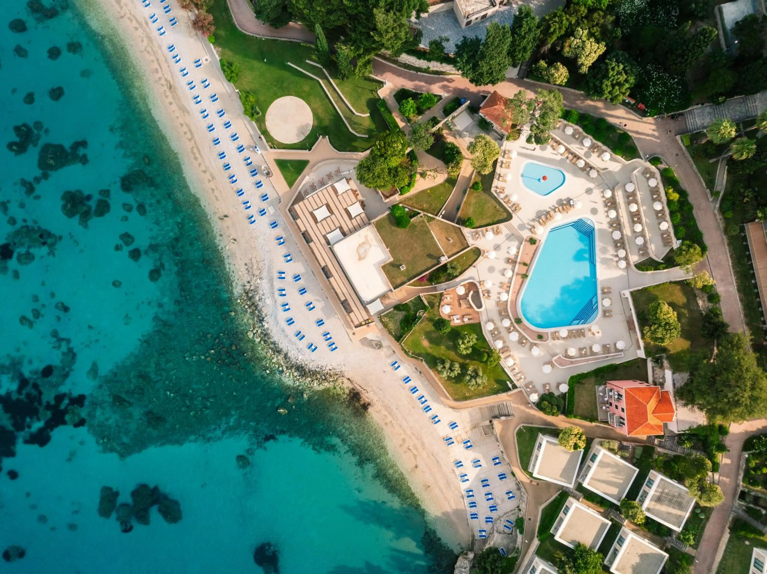 Bird's eye view in Maistra Select Mlini Villas and Apartments
