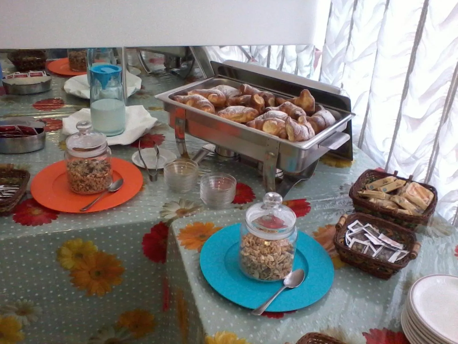 Italian breakfast in Hotel TV