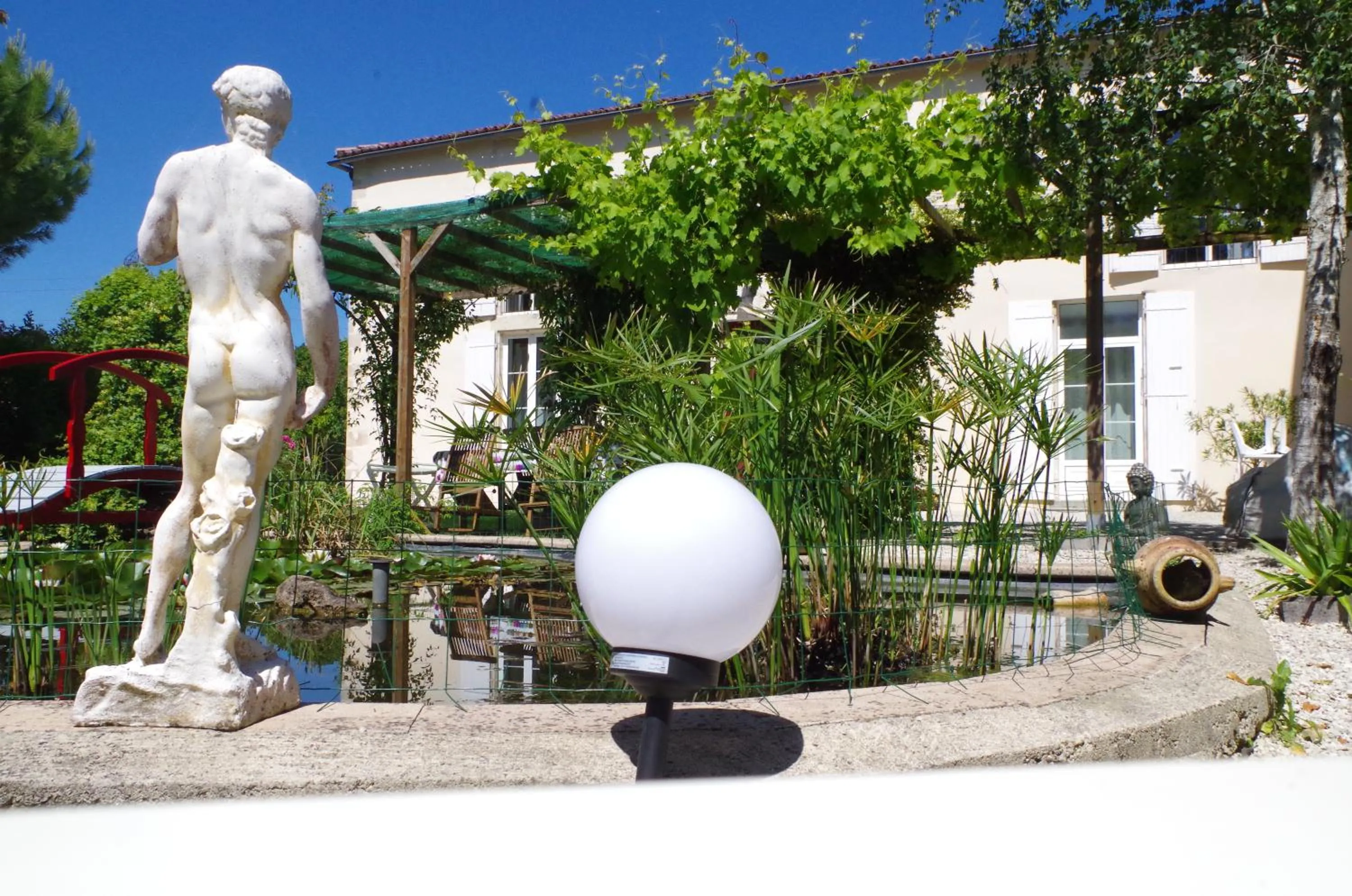 Garden in Maison d'Hôtes Le Cadran Solaire