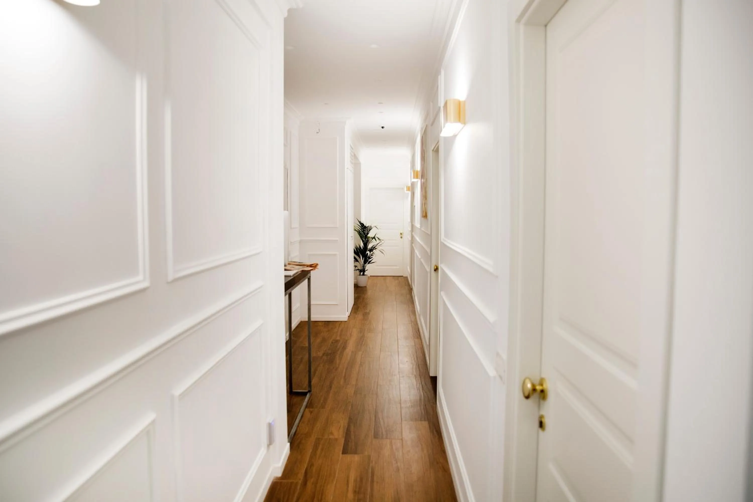 Seating area in Unicum Roma Suites