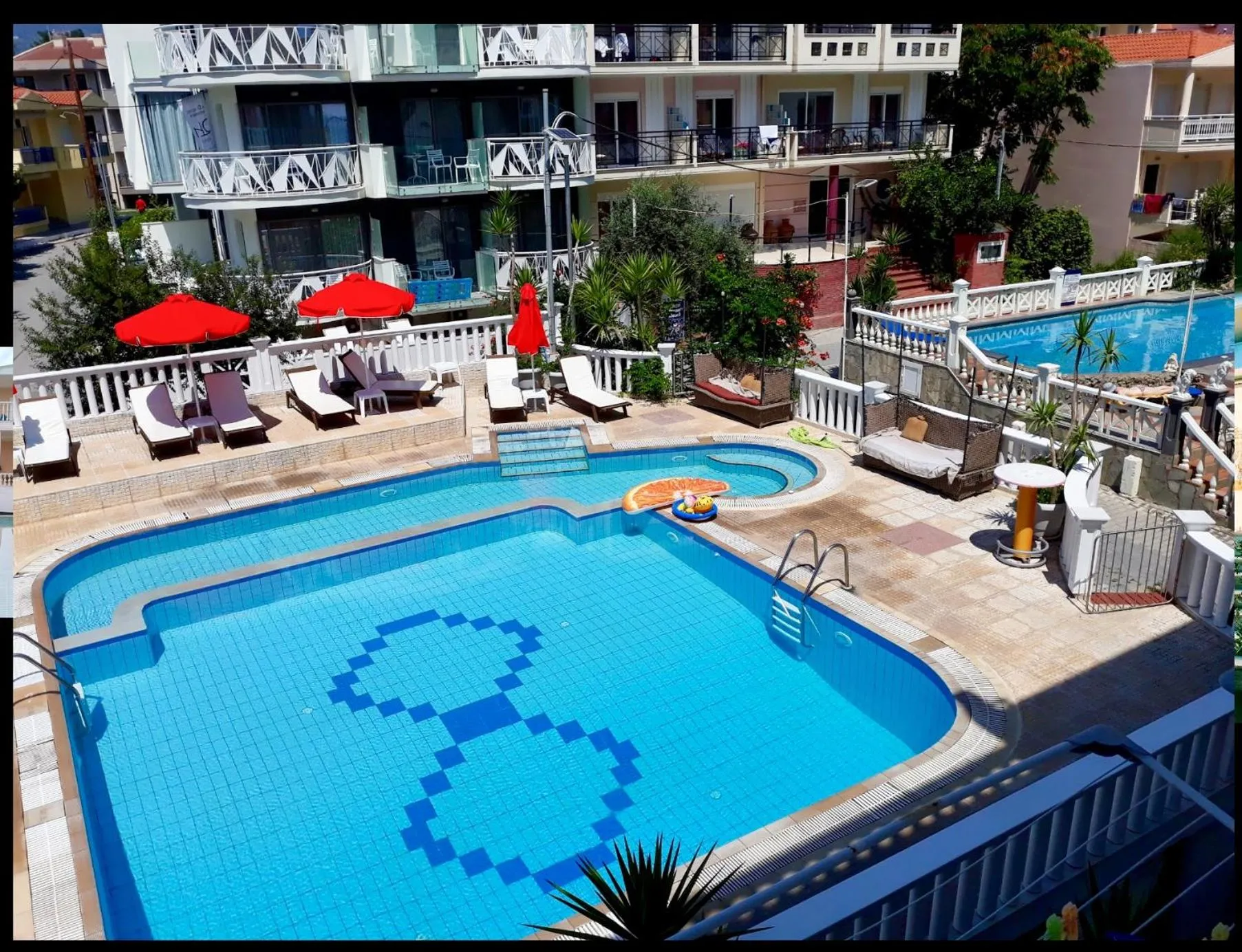 Pool view in Hotel Samaras Beach