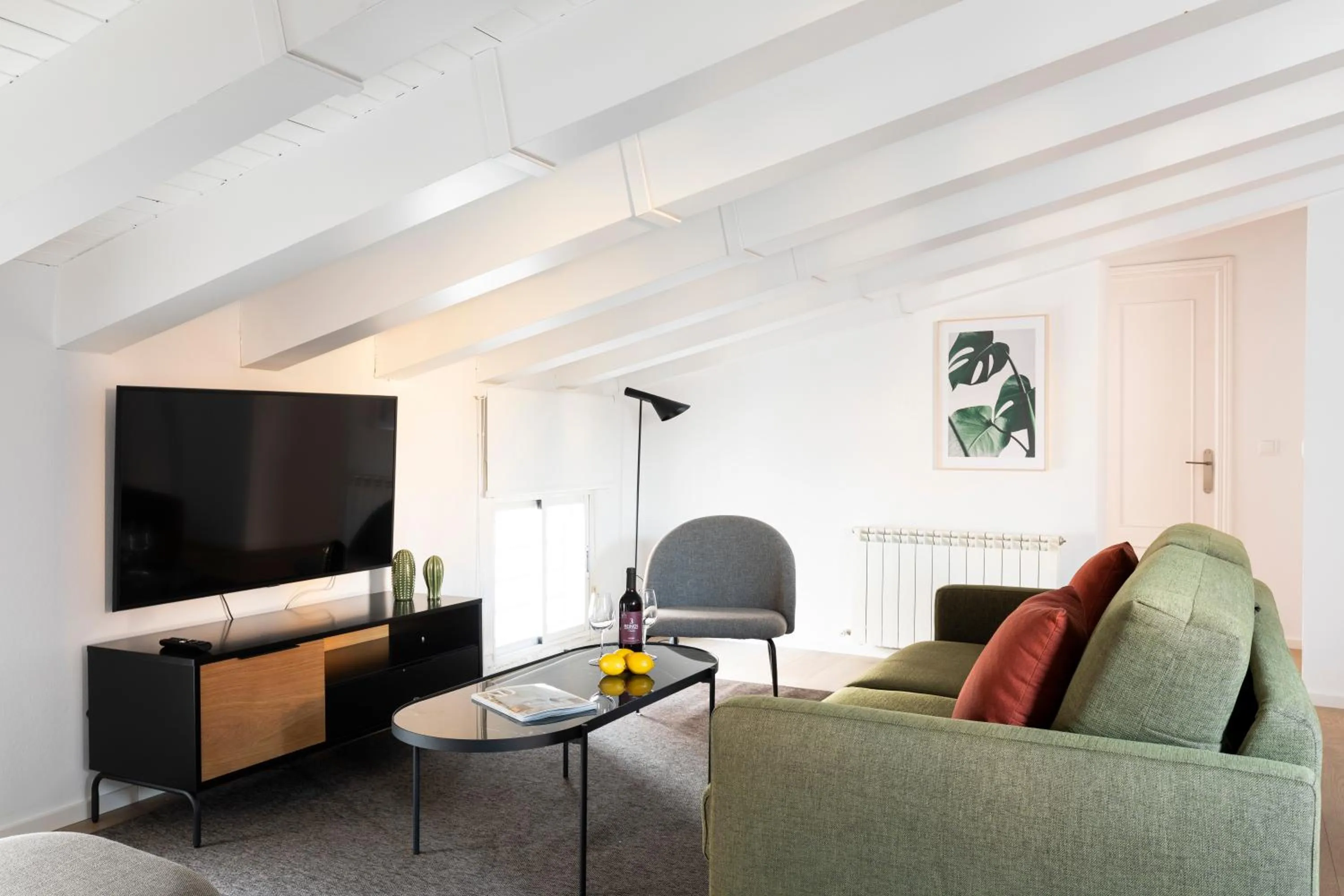 TV and multimedia in Aspasios Calle Mayor Apartments