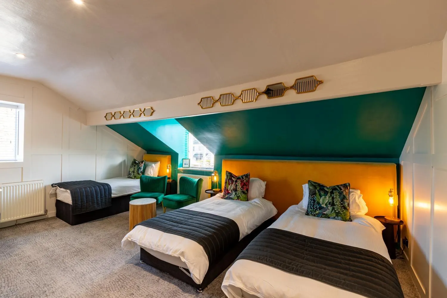 Bedroom, Bed in Holly Lodge Guest House with FREE off site health club