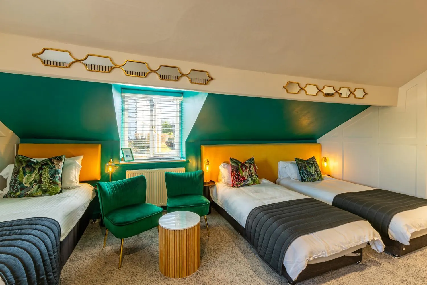 Bedroom, Bed in Holly Lodge Guest House with FREE off site health club