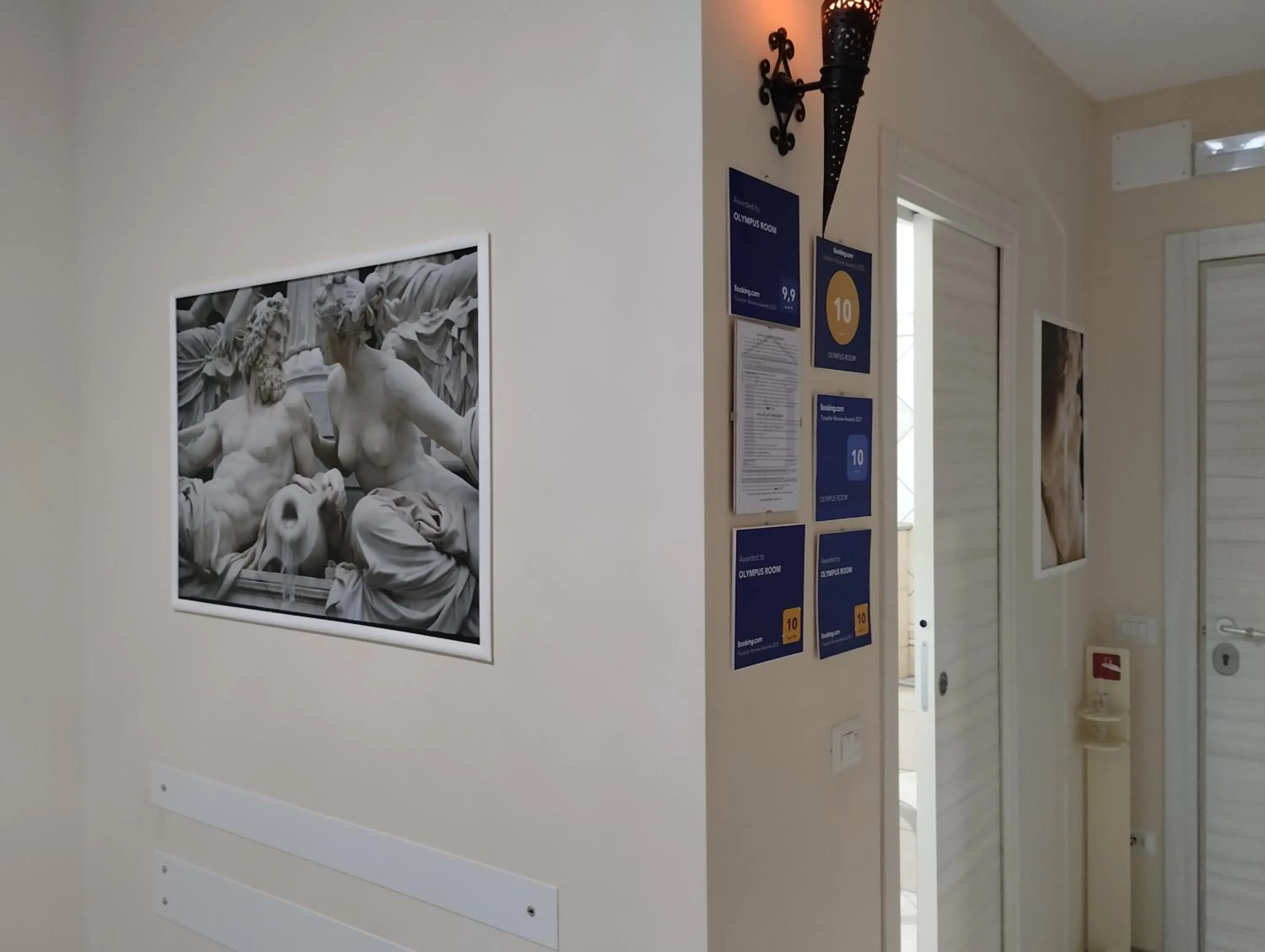 Decorative detail in OLYMPUS ROOM