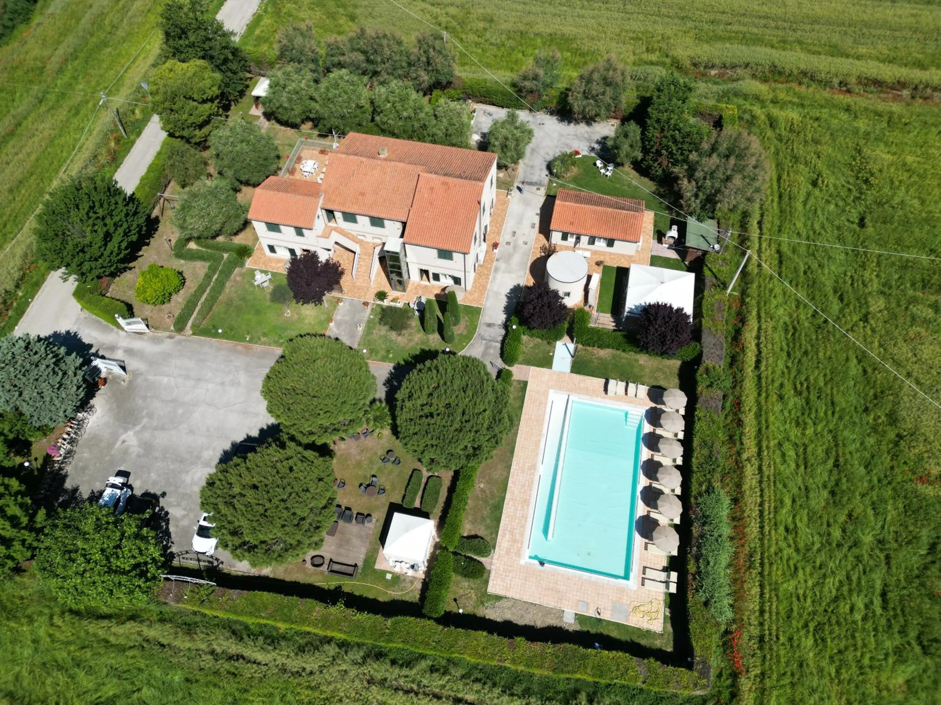 Bird's eye view in Villa Chiara Porto Recanati