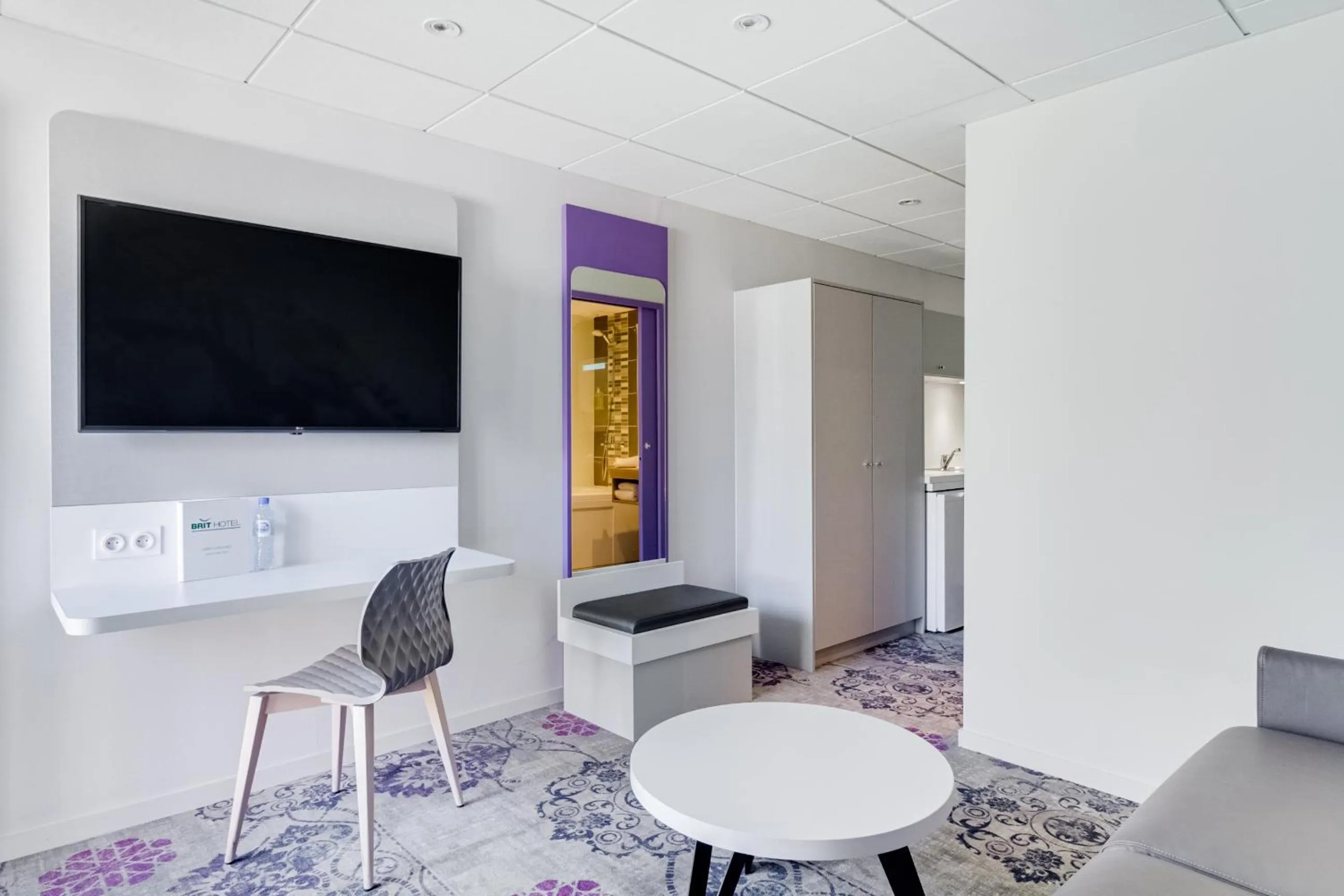 Bedroom in Brit Hotel Nantes Vigneux - L'Atlantel