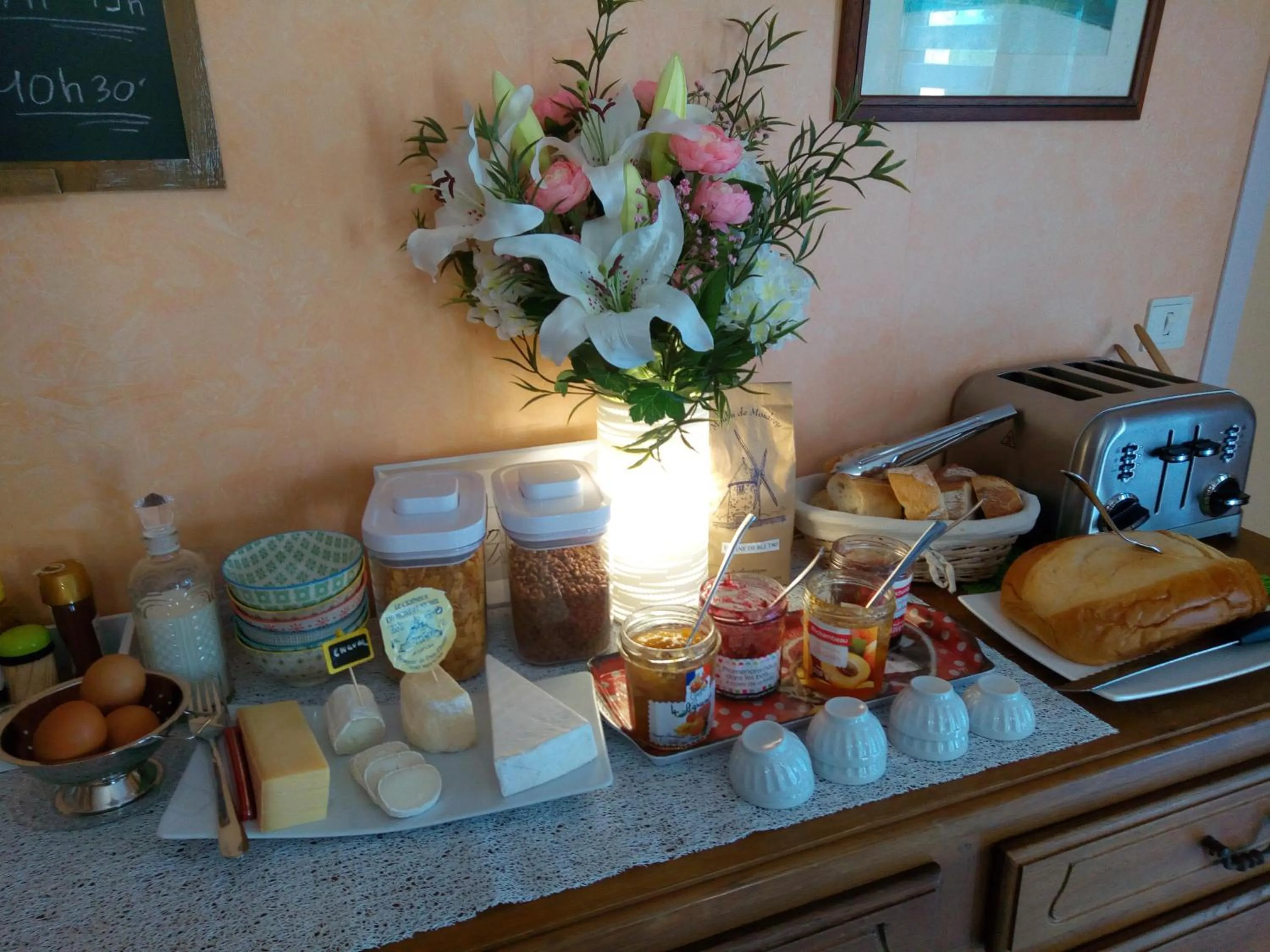 Dining area in La Jacotière