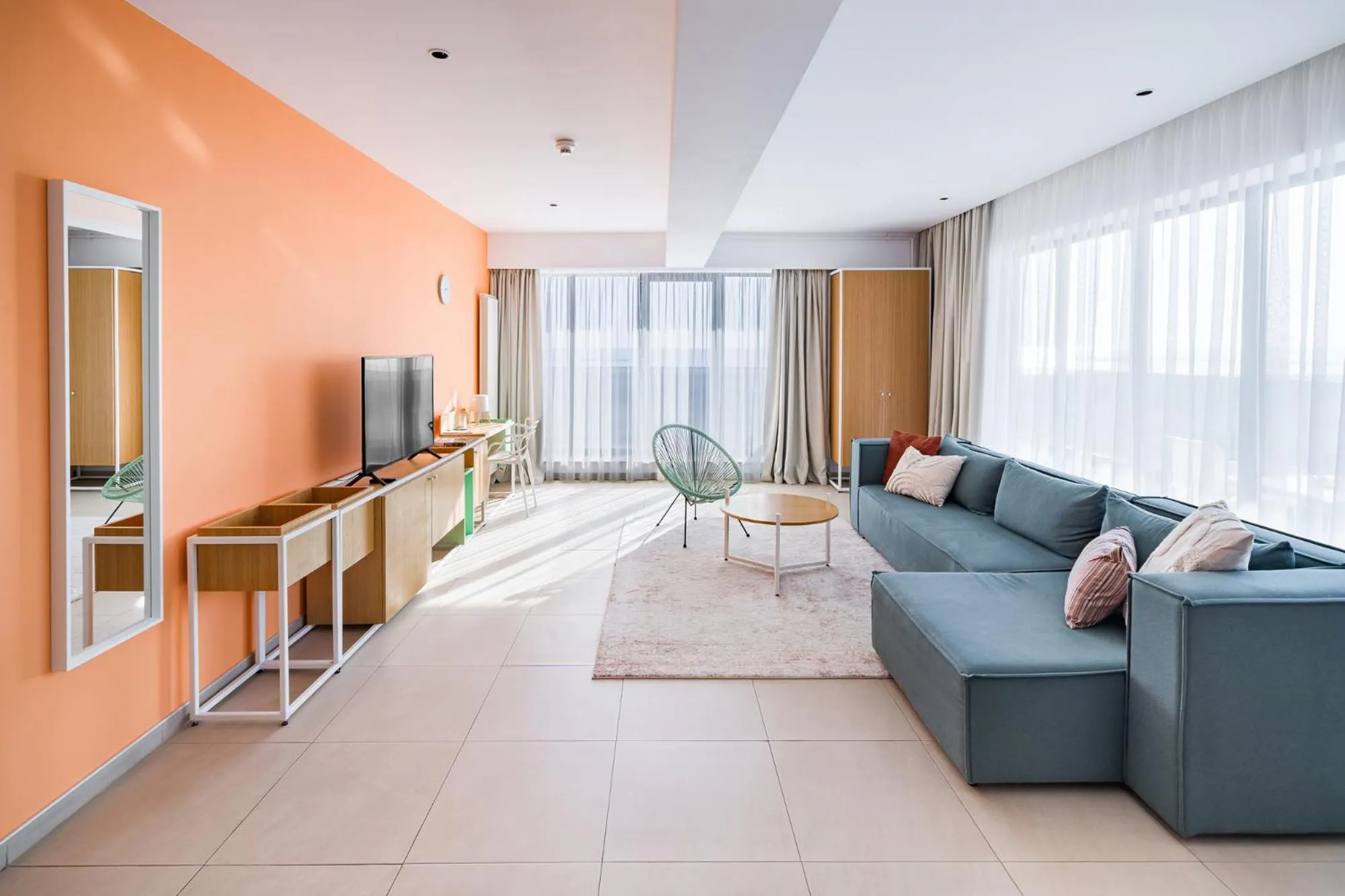 Living room in Riva Mamaia Beach Apart Hotel