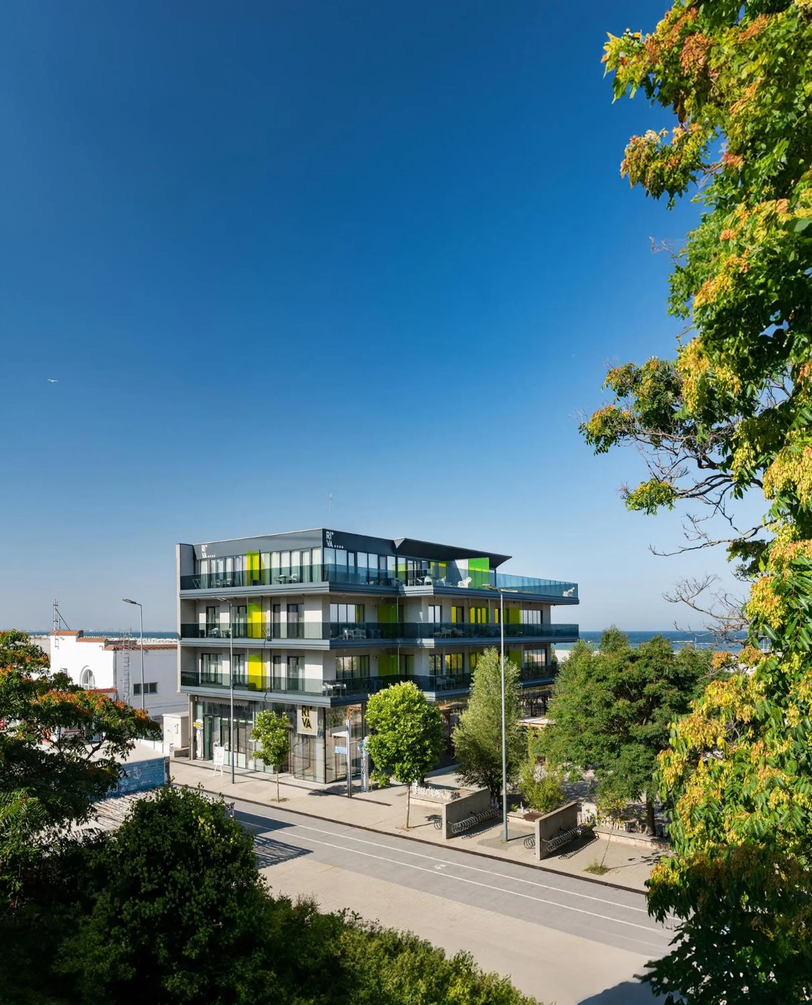Property building in Riva Mamaia Beach Apart Hotel