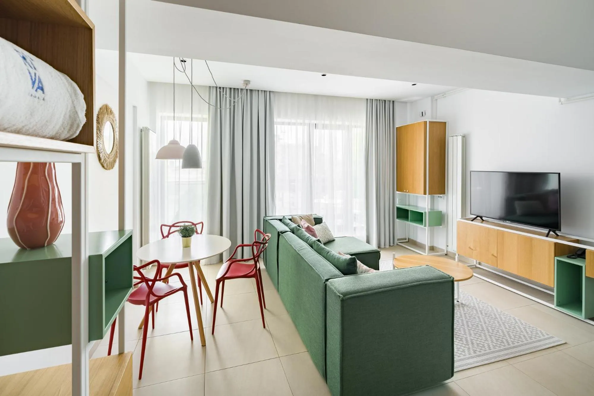 Dining area in Riva Mamaia Beach Apart Hotel