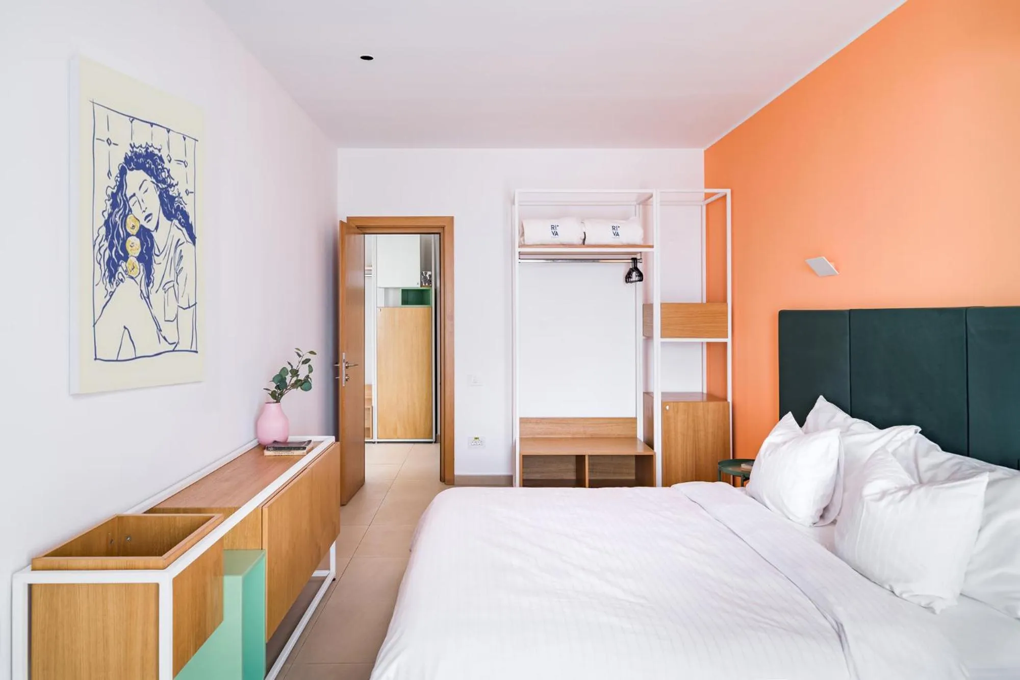 Bedroom, Bed in Riva Mamaia Beach Apart Hotel