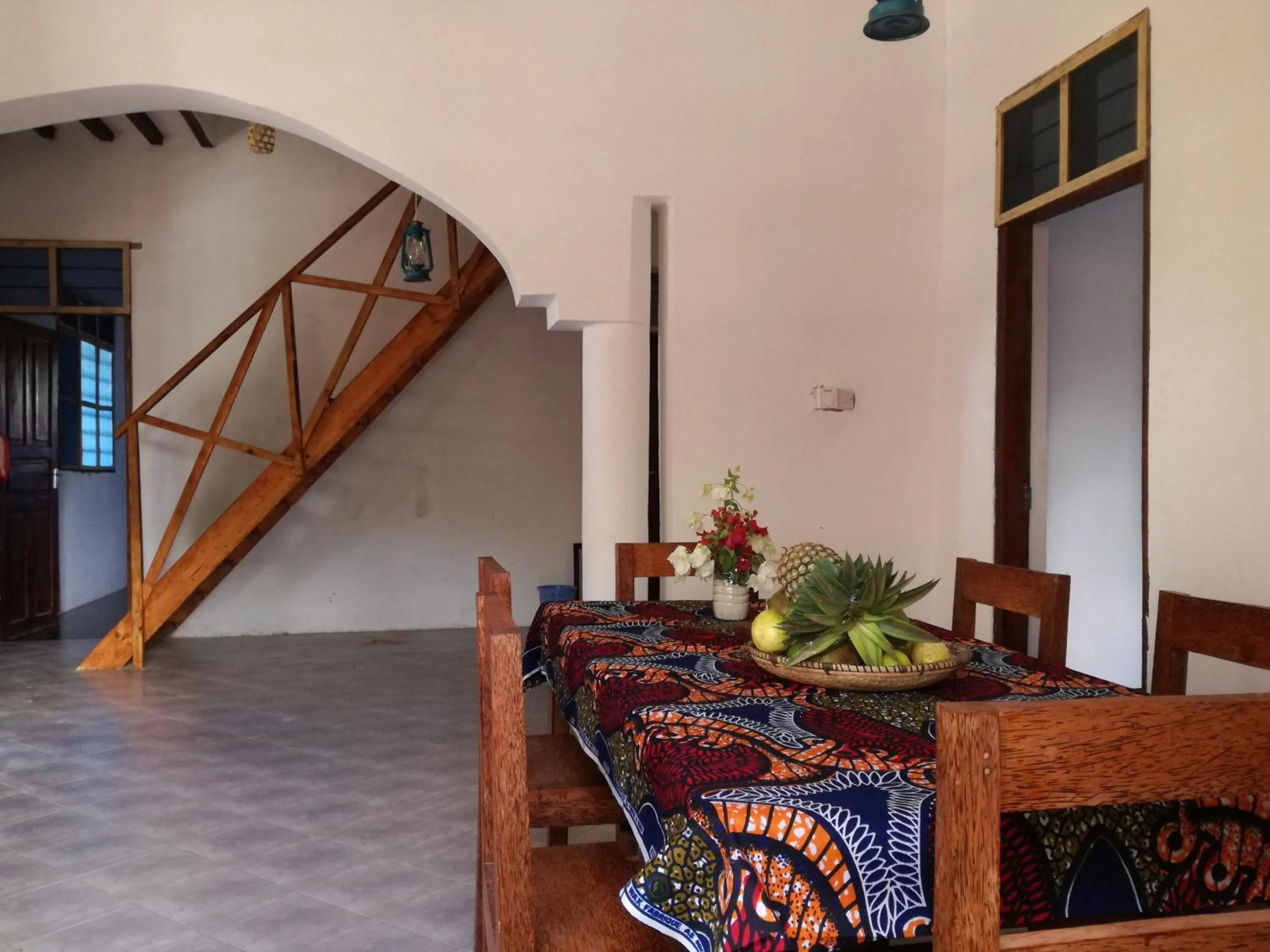 Dining area in Furaha Lodge
