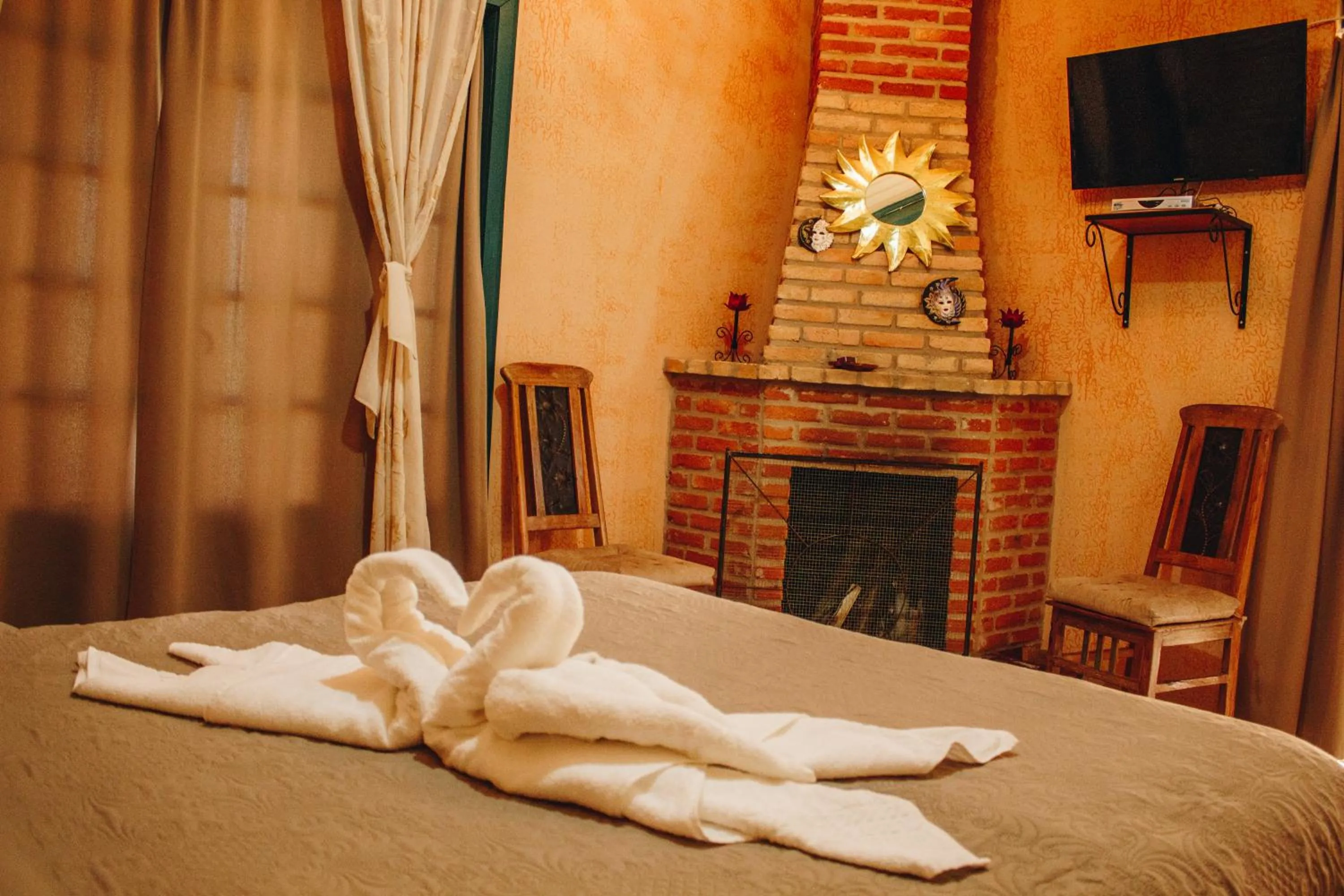 Bed in Verdes Em Cantos Pousada