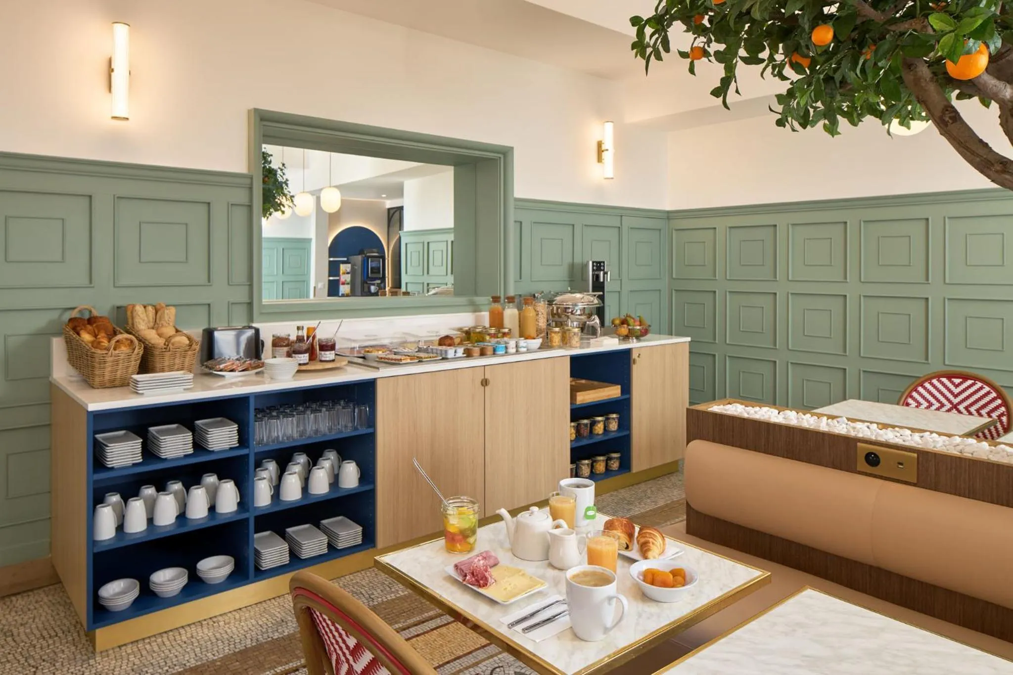 Buffet breakfast in Timhotel Palais Royal