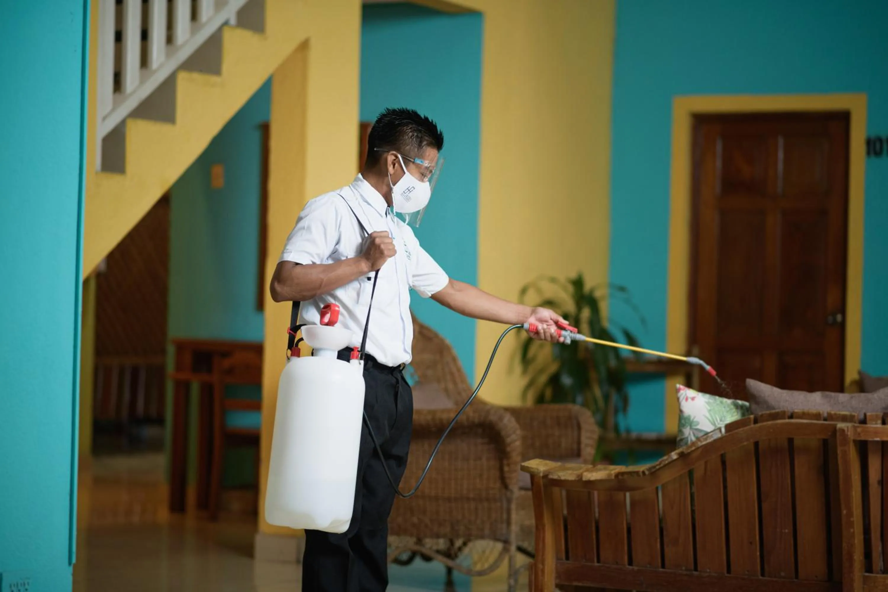 Staff in Hotel Santana