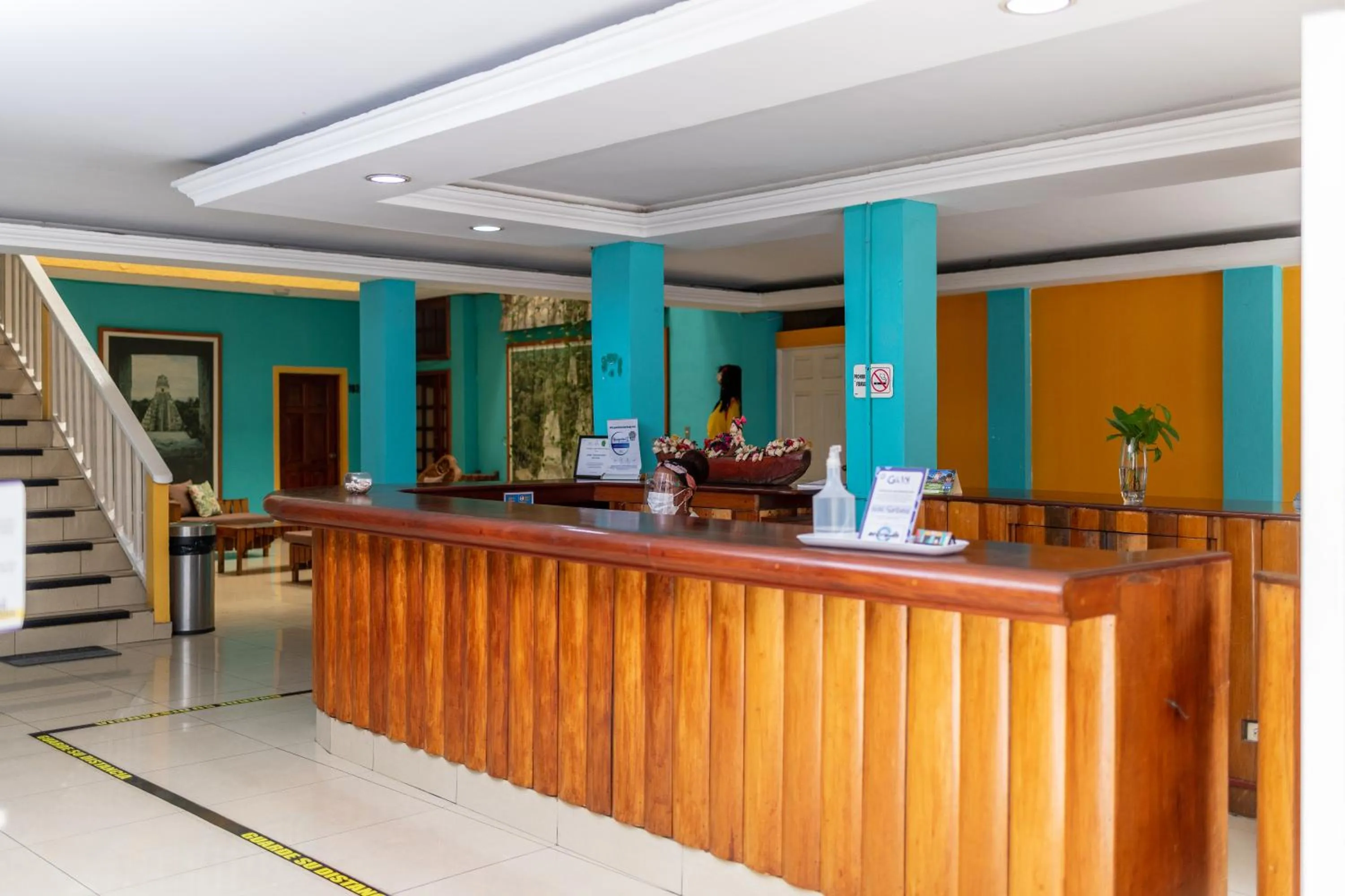 Lobby or reception in Hotel Santana