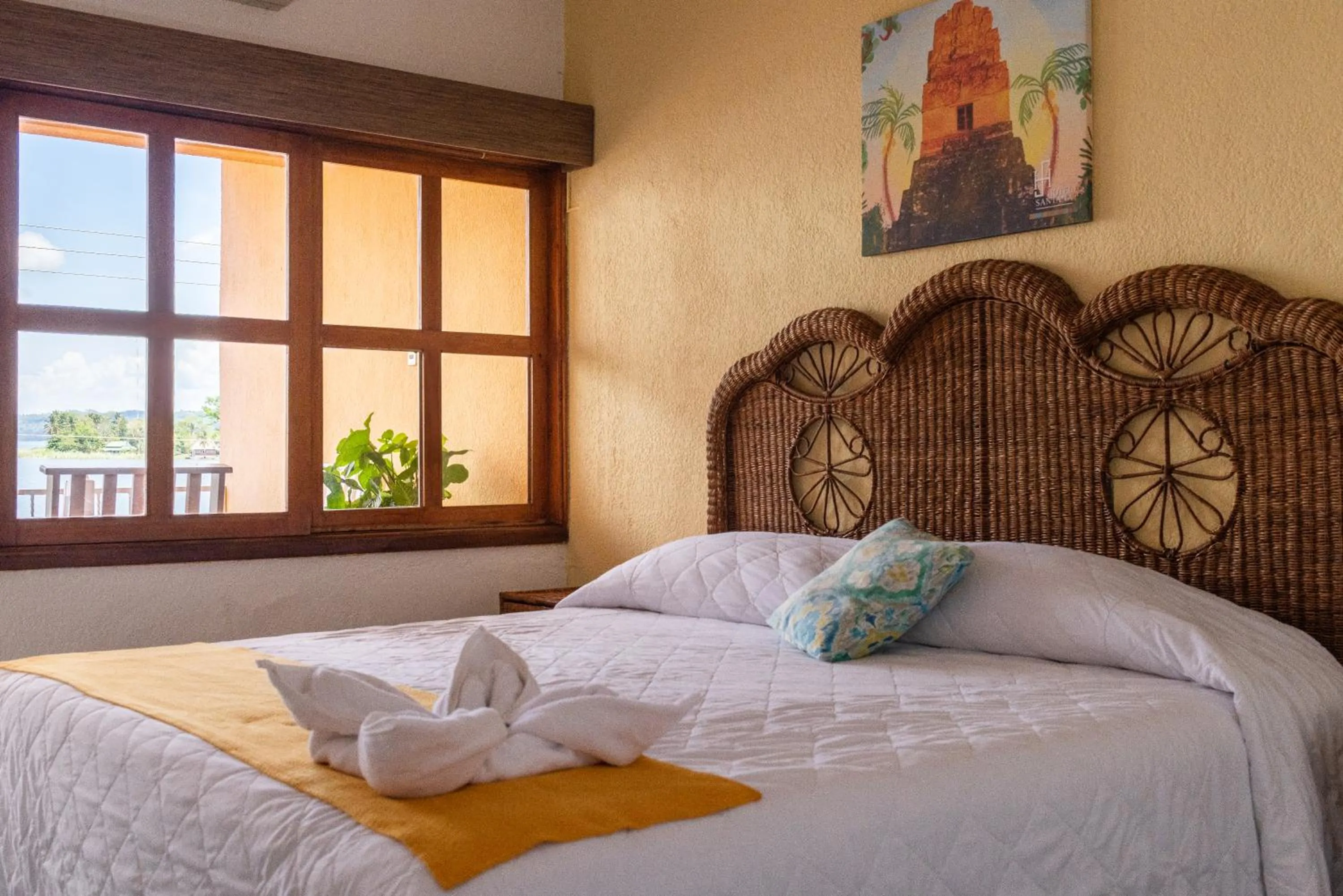 Bed in Hotel Santana