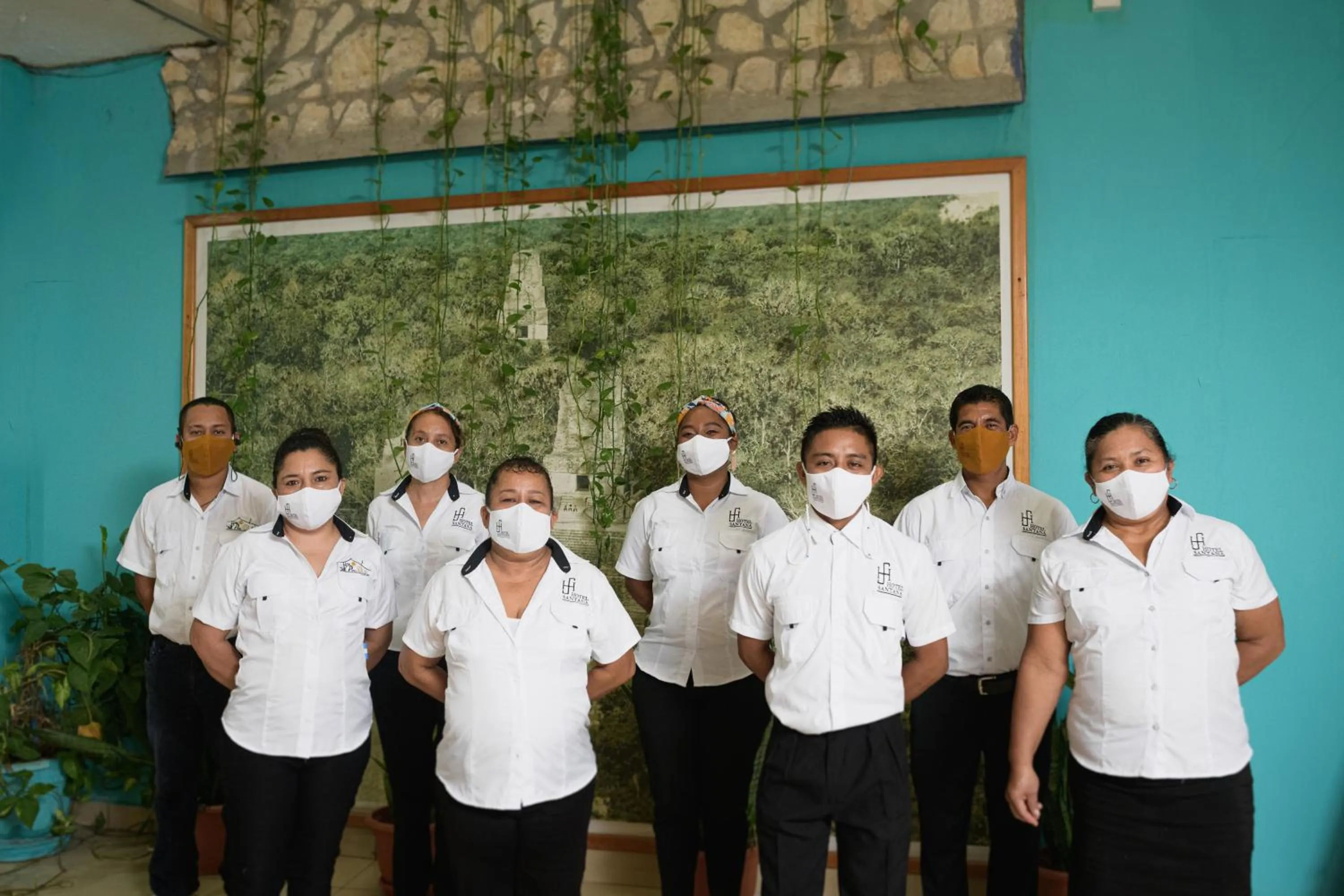 Staff in Hotel Santana