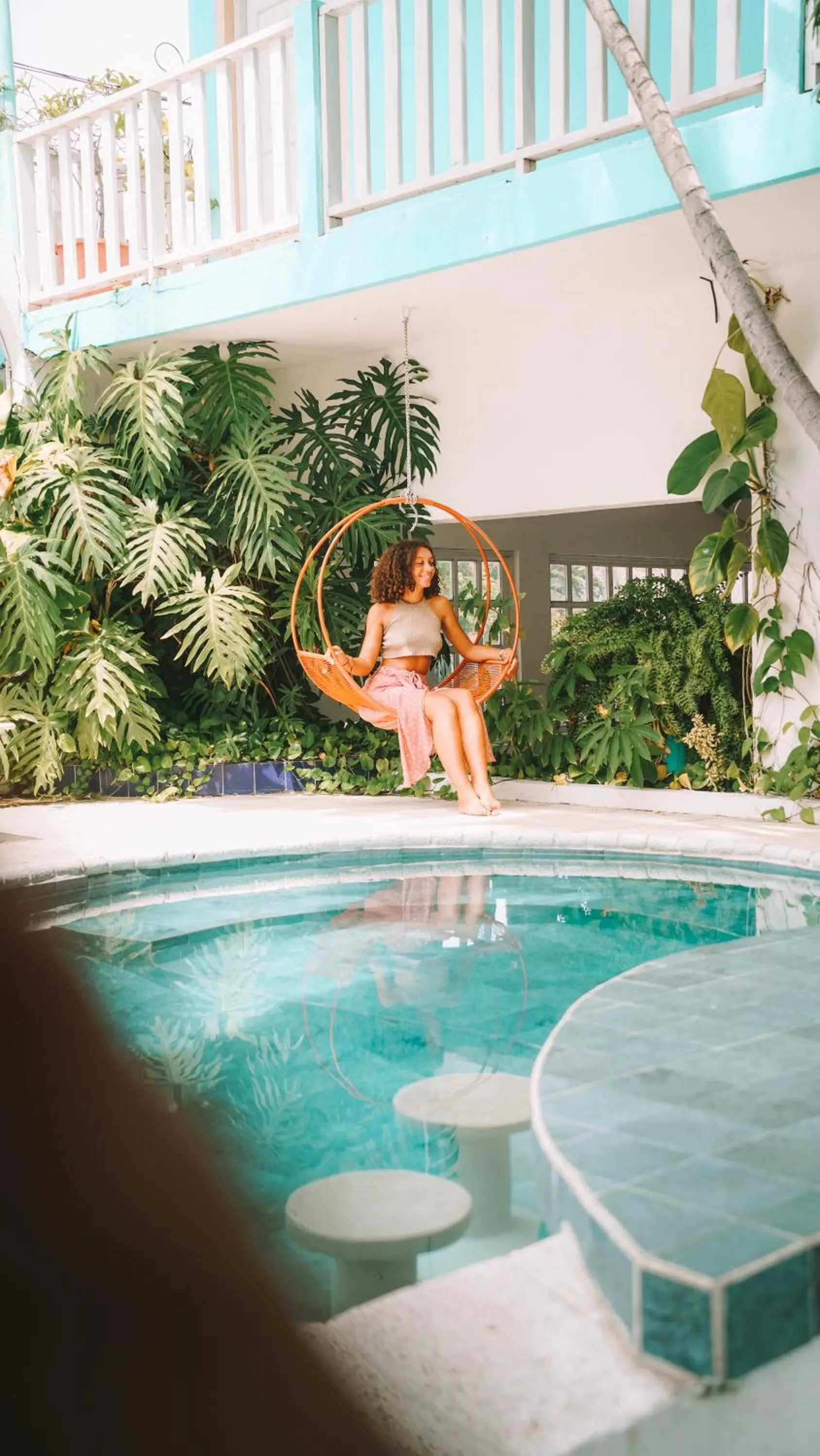 Swimming pool in Hotel Santana