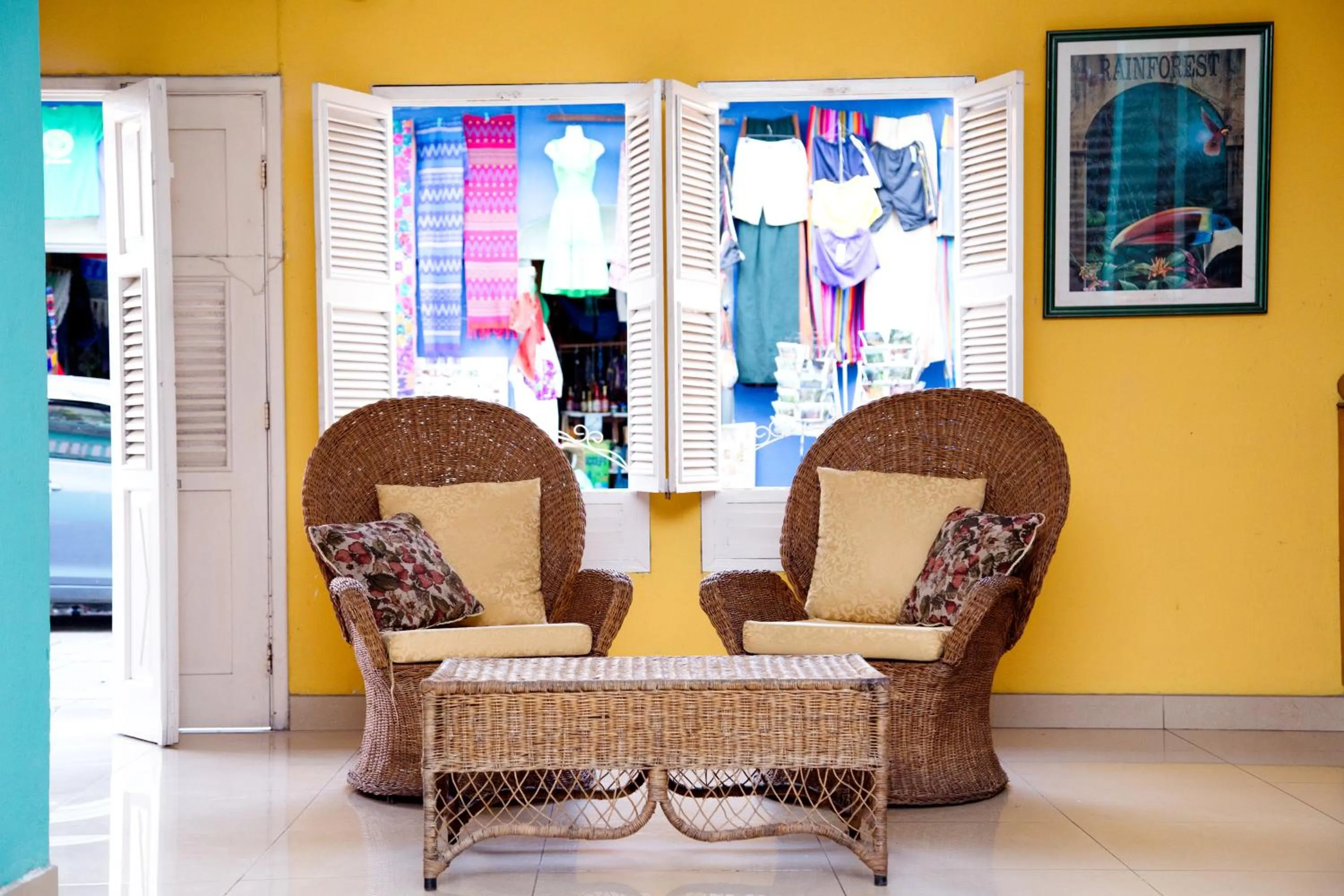 Lobby or reception in Hotel Santana