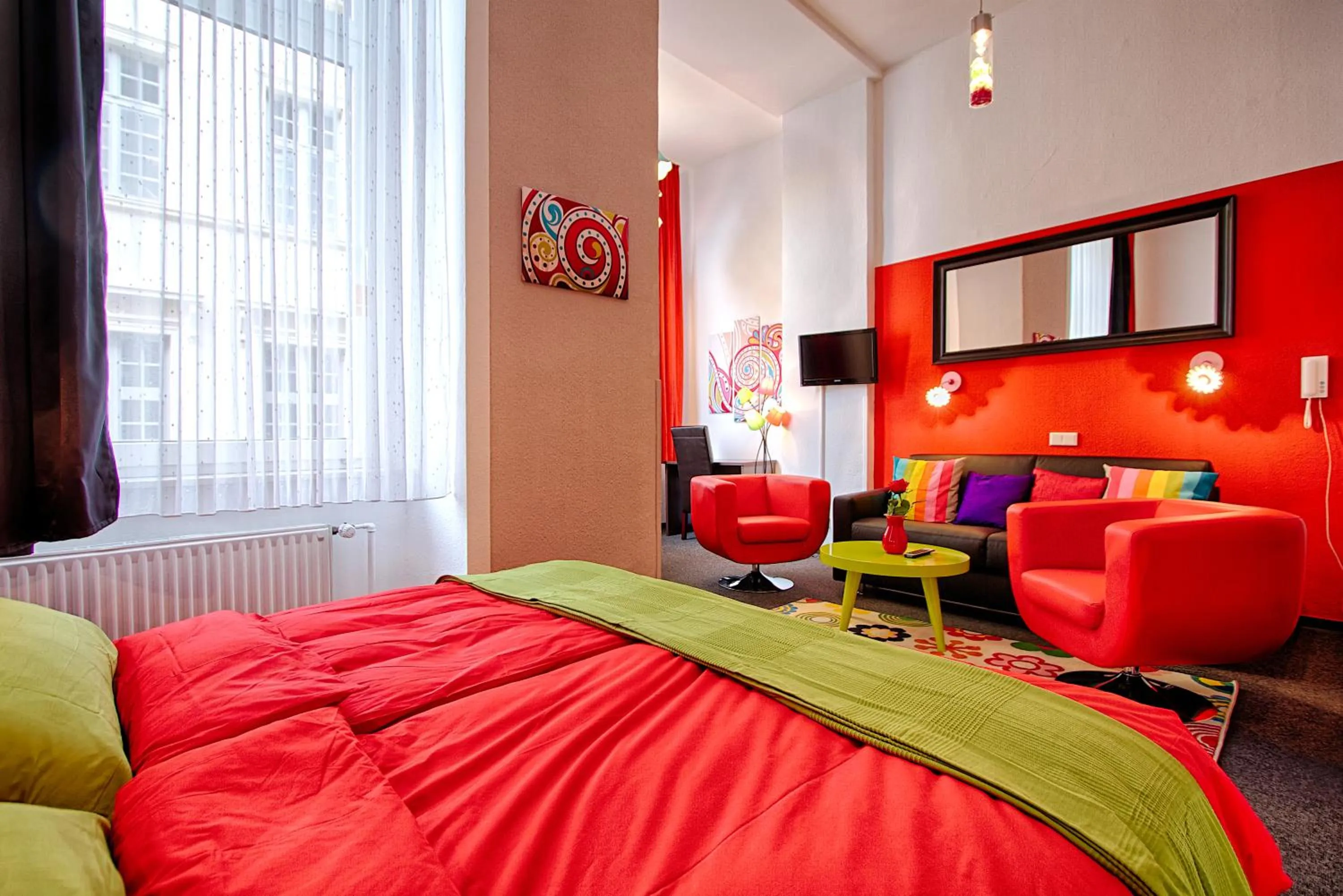 Bed in Aparthotel am Münzplatz