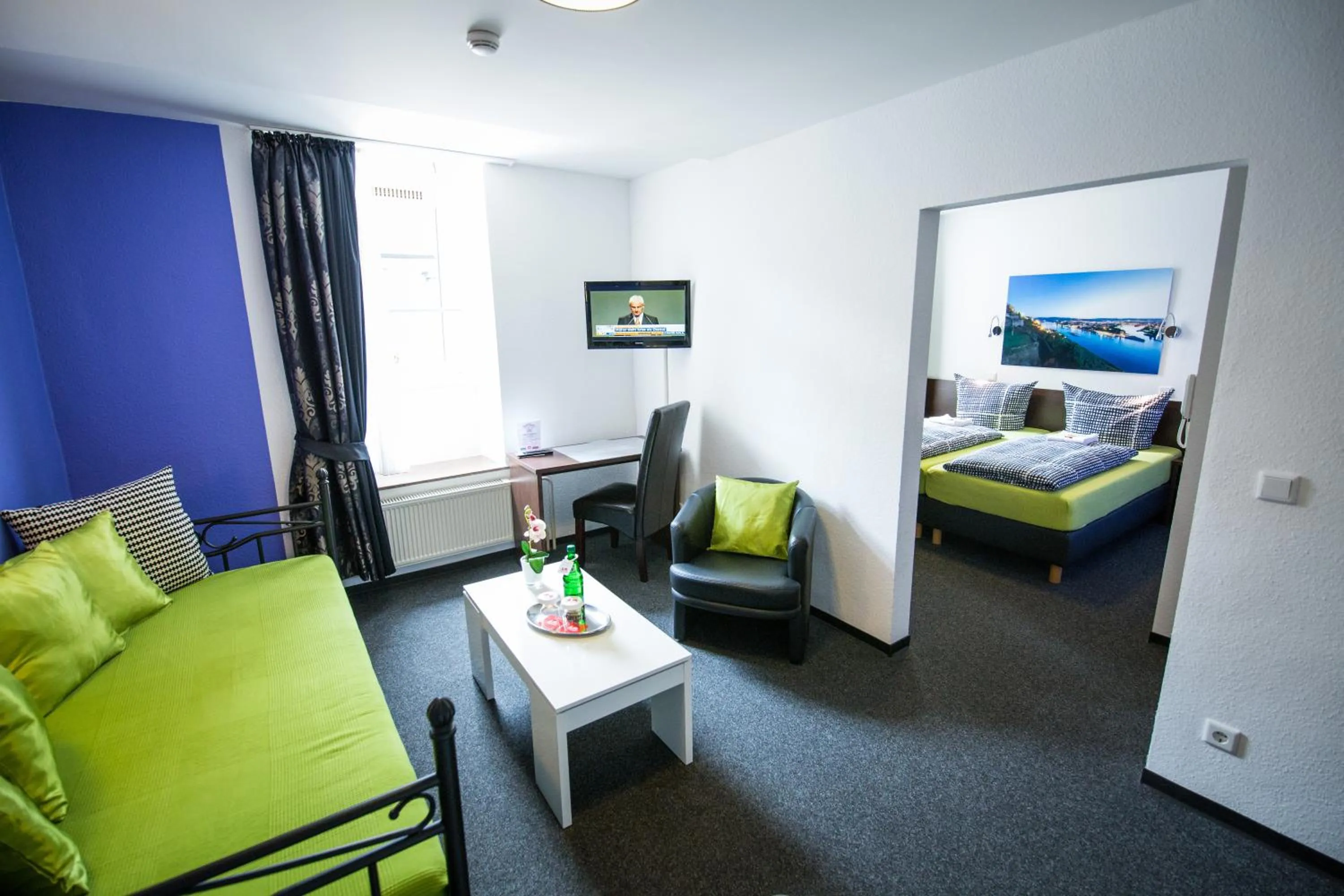 Bed in Aparthotel am Münzplatz