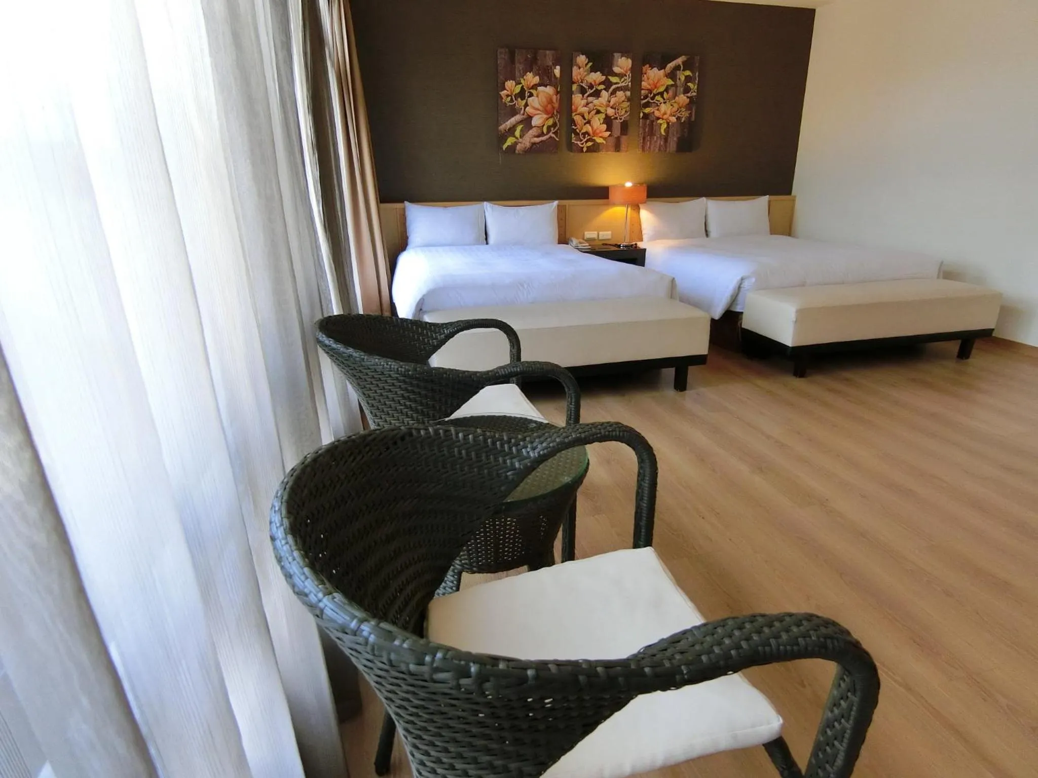 Decorative detail, Bed in LeaLea Garden Hotels - Moon Lake