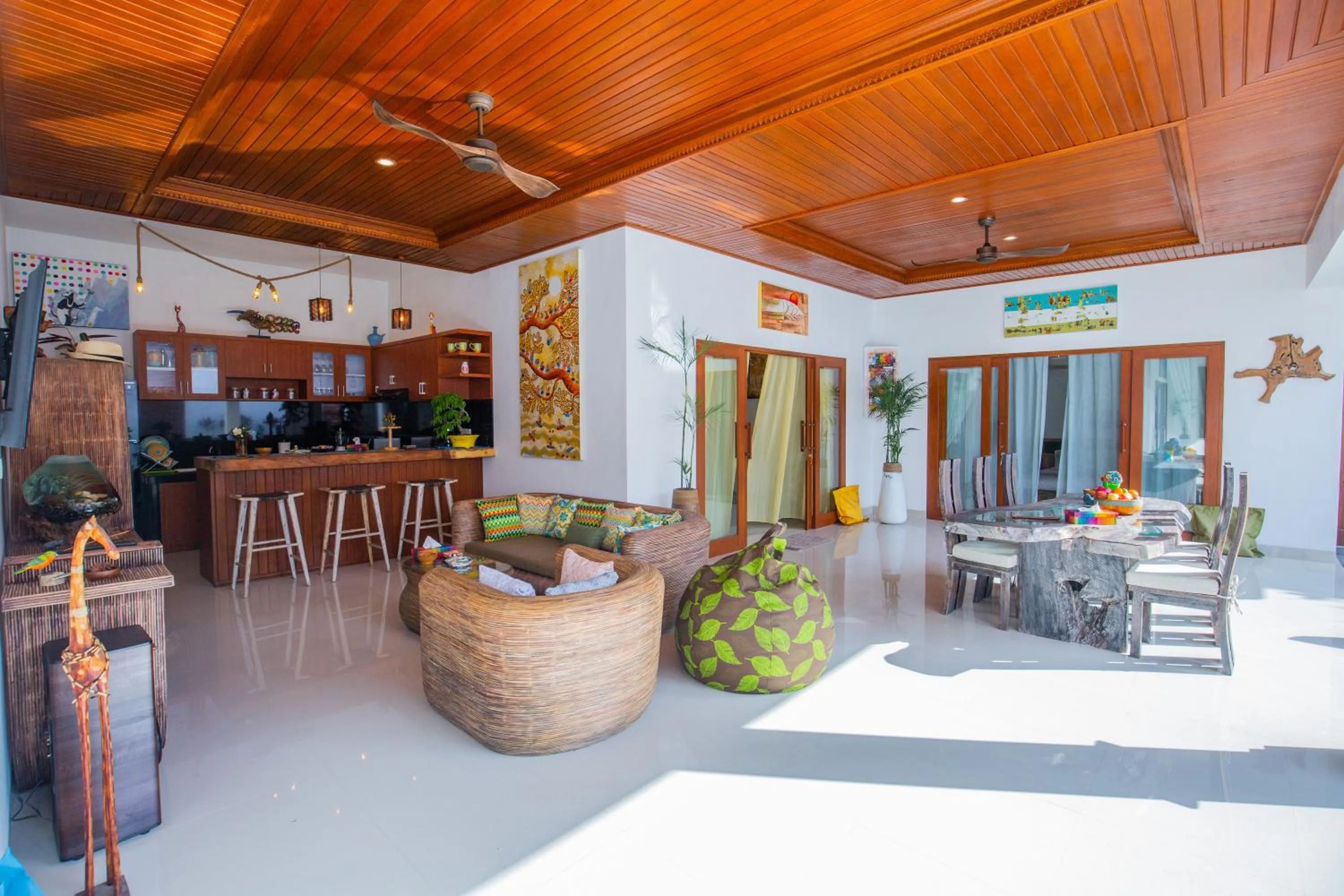 Living room in MasBro ART Villas