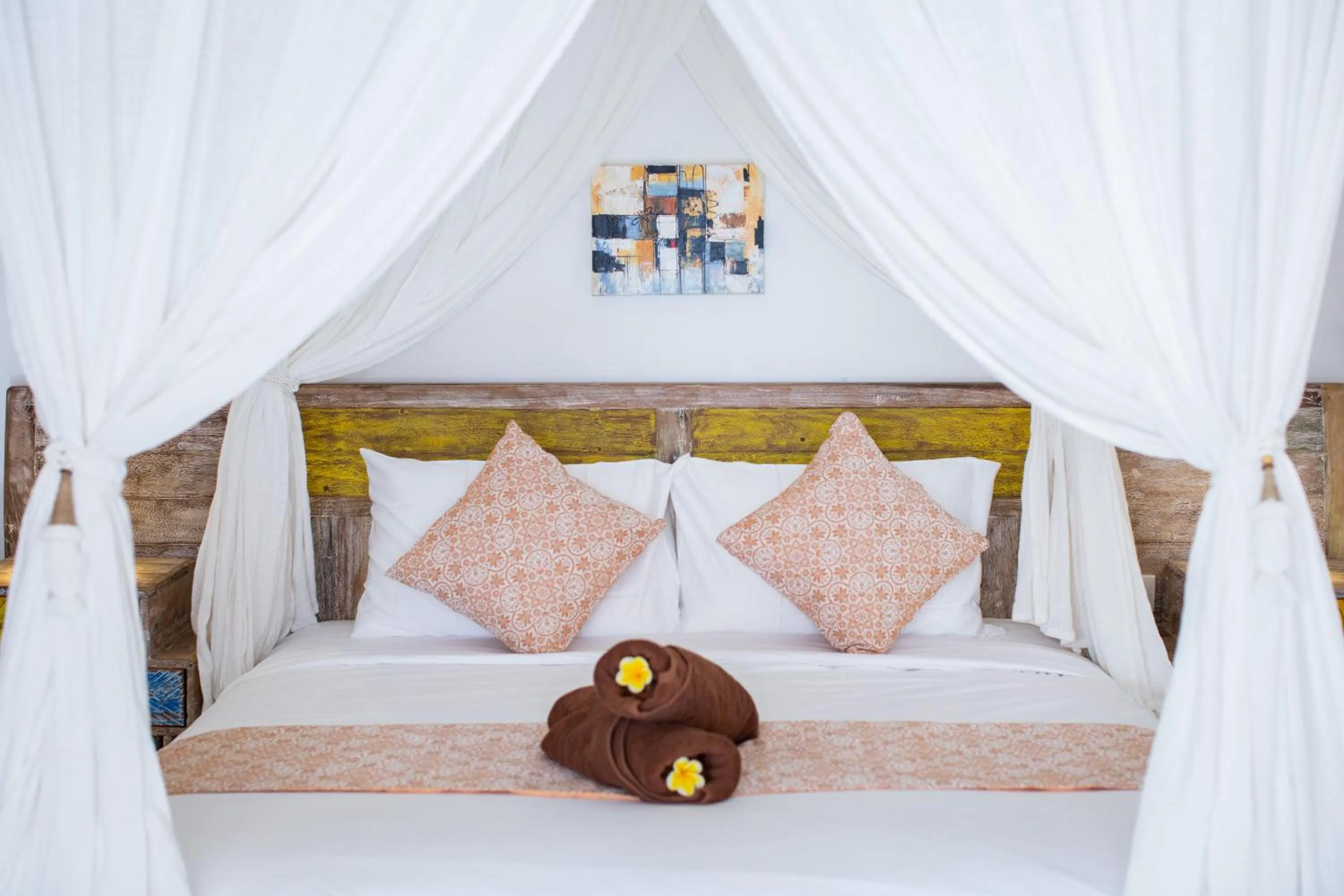 Bedroom, Bed in MasBro ART Villas