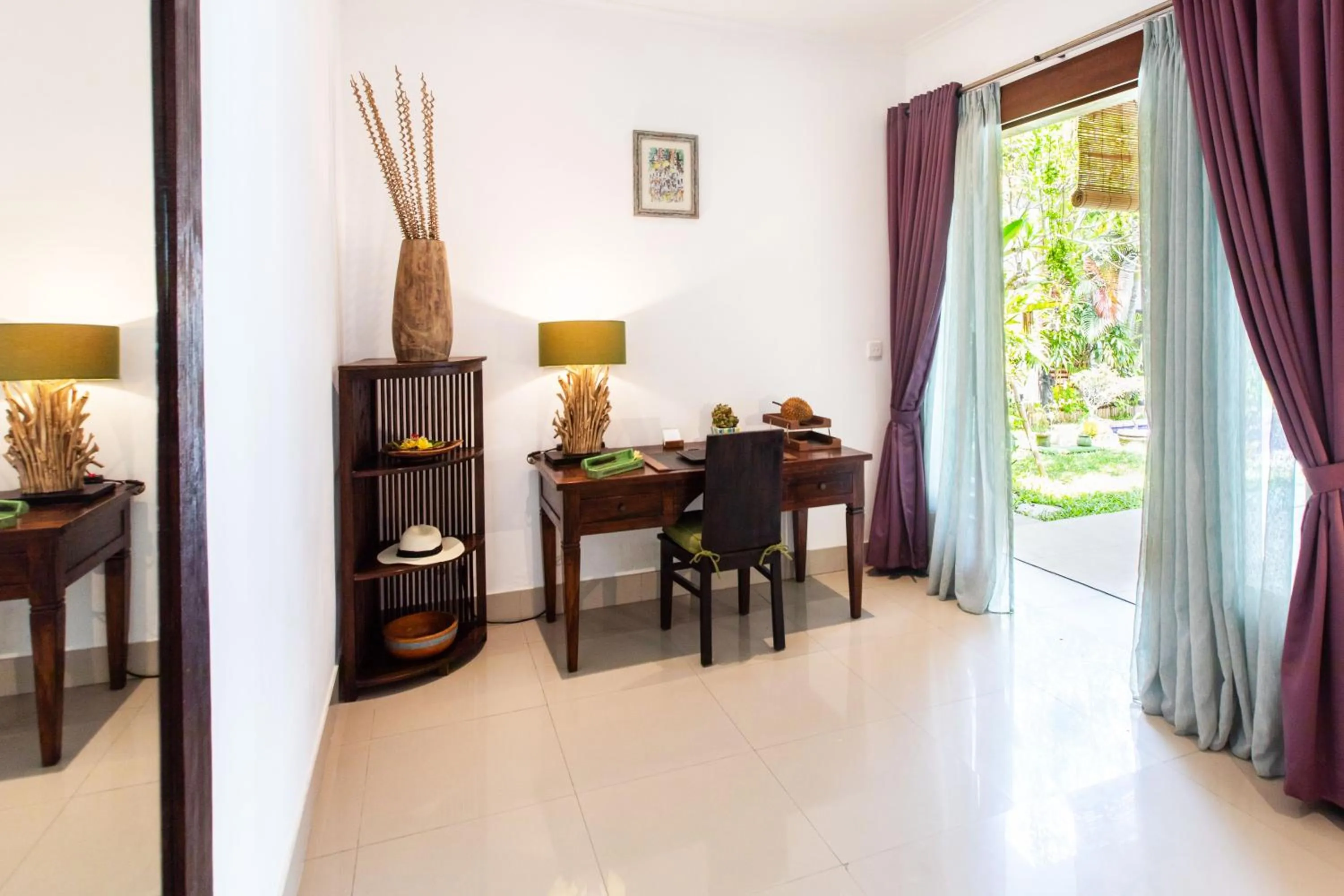 Seating area in MasBro ART Villas