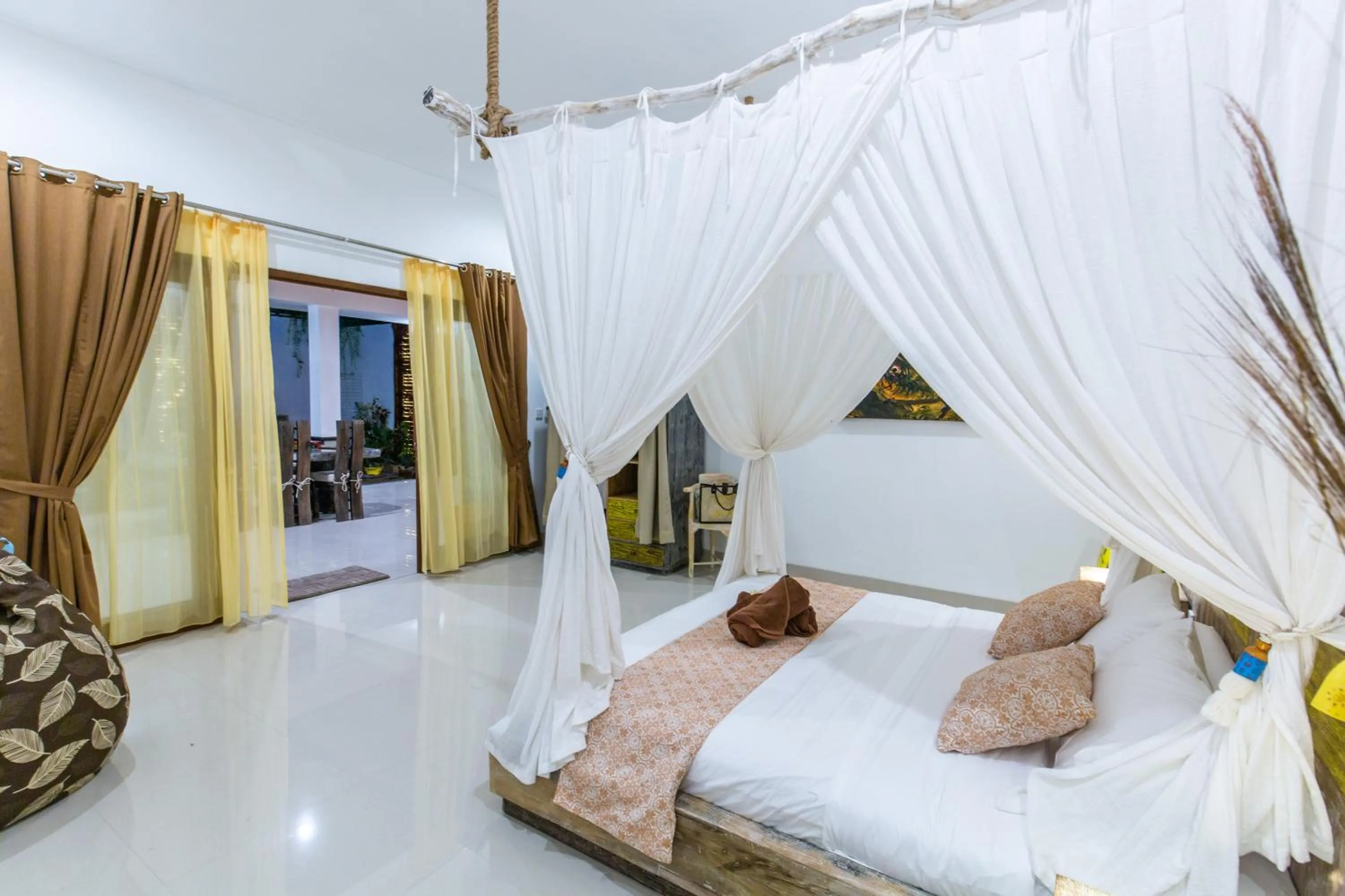 Bedroom, Bed in MasBro ART Villas
