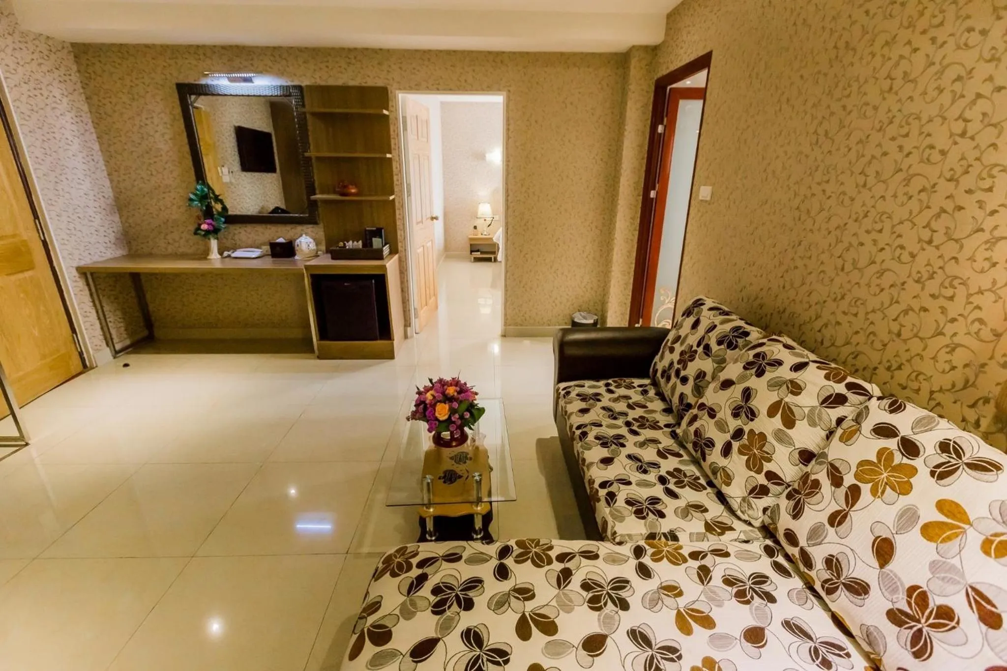 Living room, Bed in Roseate Chiang Mai