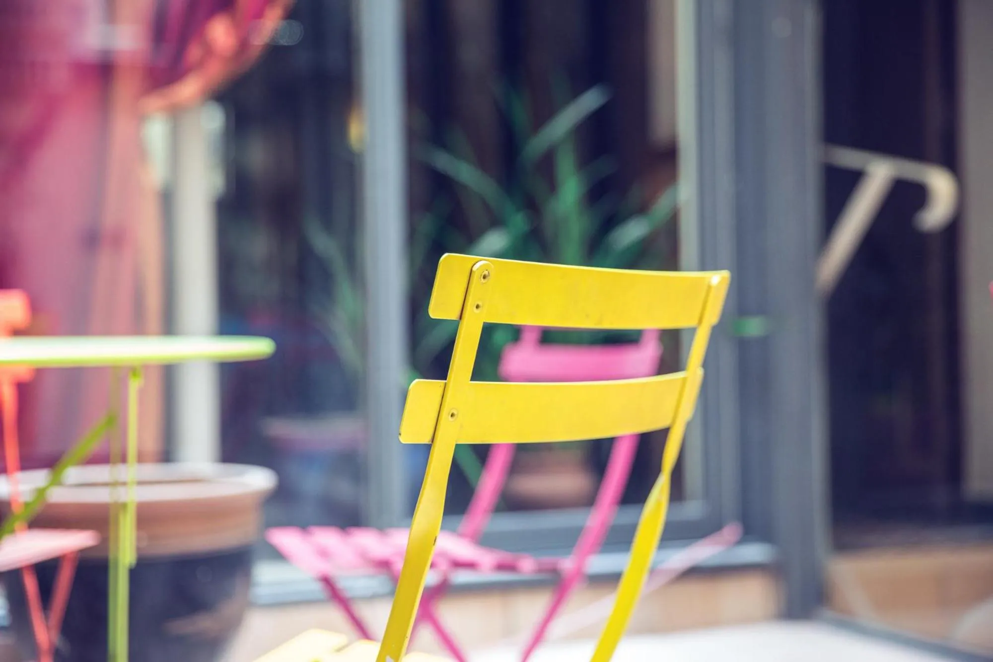 Patio in Timhotel Le Louvre