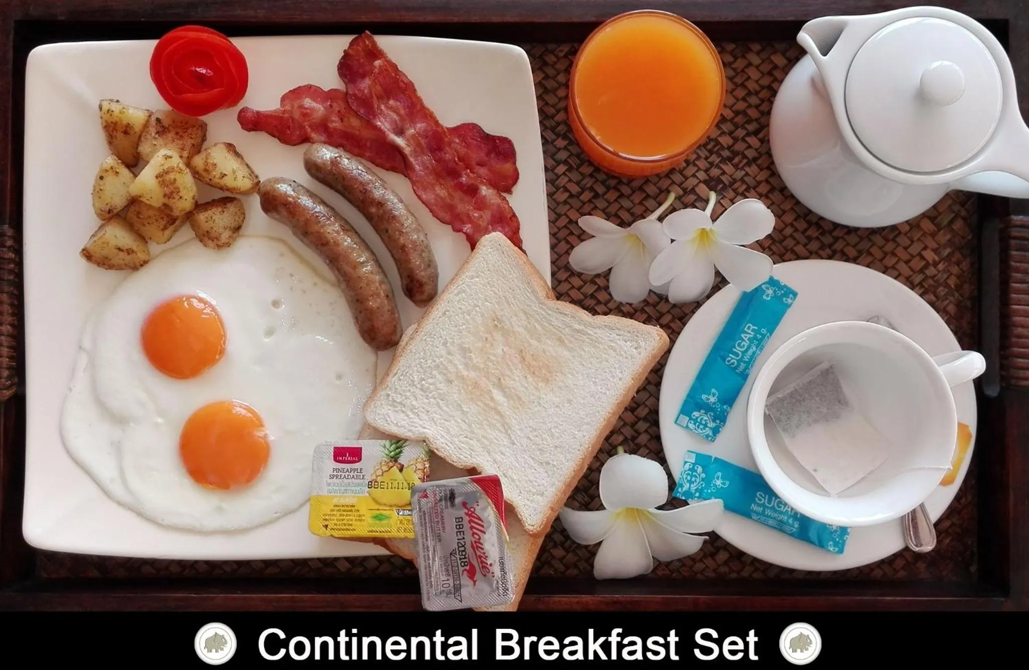 Food and drinks in Chor Chang Villa Resort