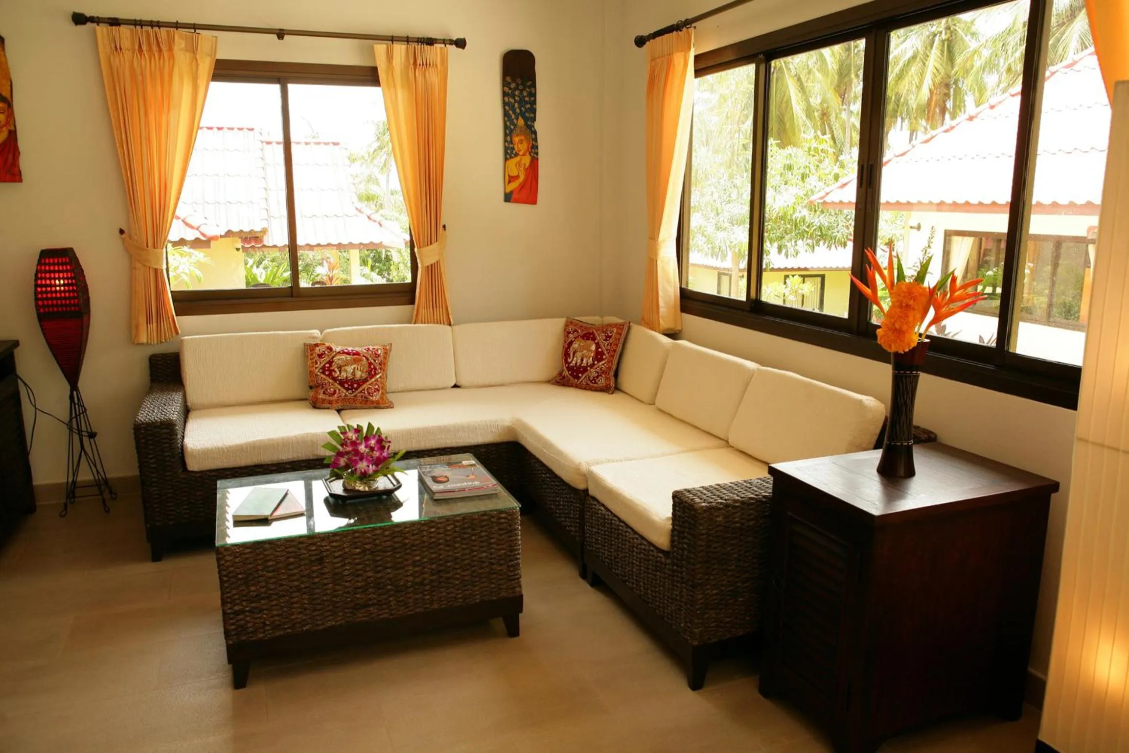 Living room in Chor Chang Villa Resort