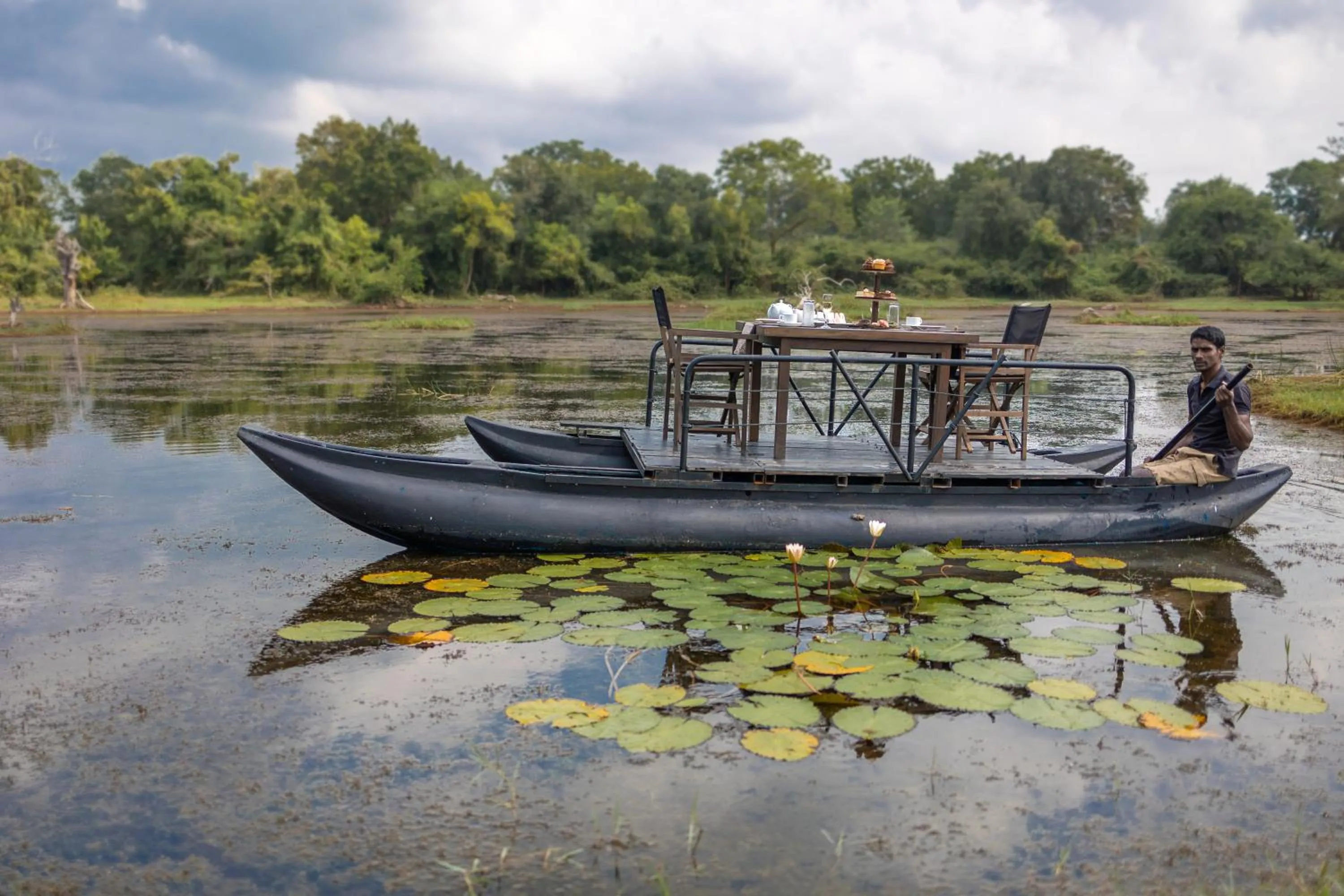 Lake view in Leopard Trails Yala