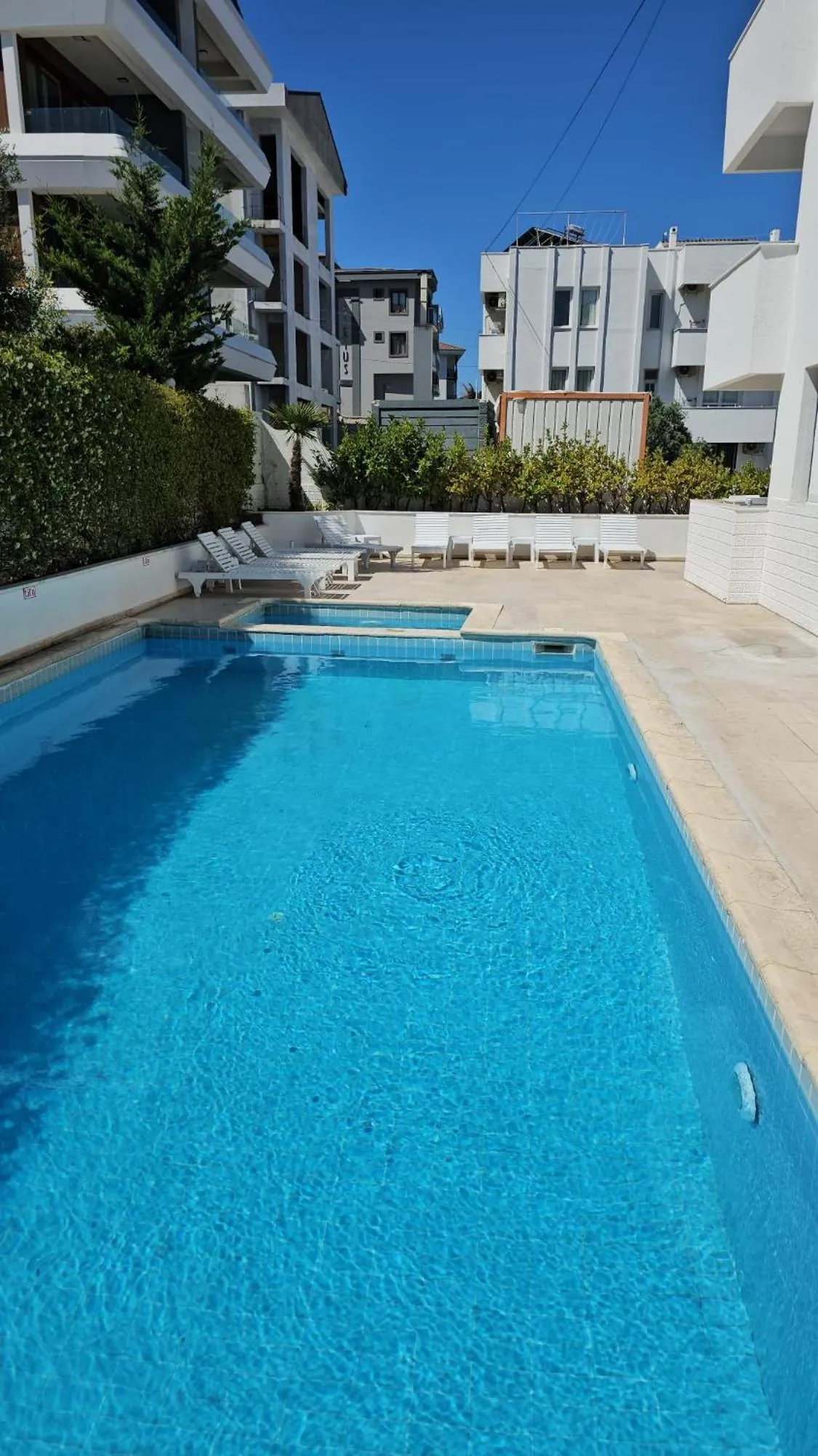 Pool view in Cicek Apart Hotel