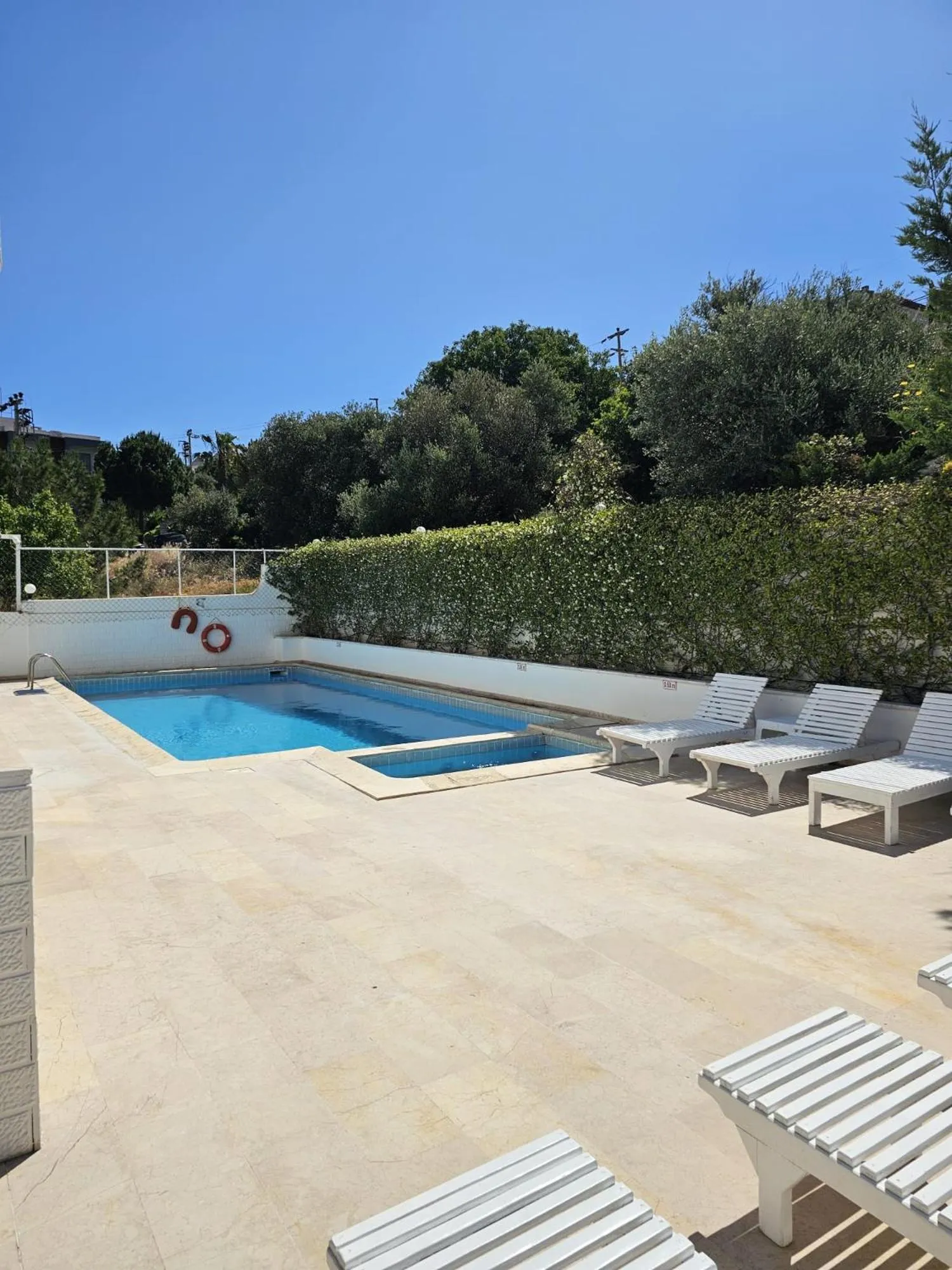 Pool view in Cicek Apart Hotel