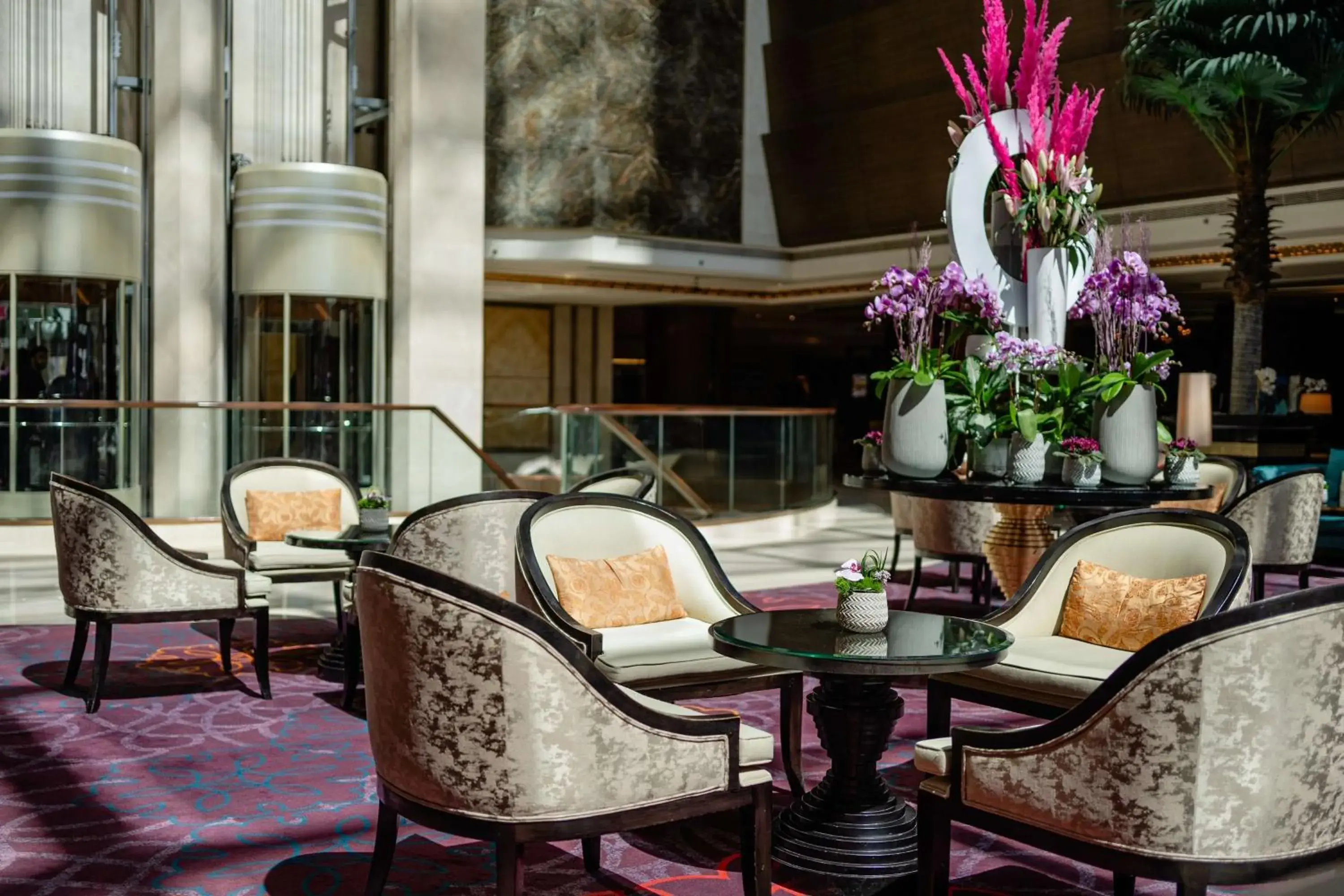 Lobby or reception in Dusit Thani Abu Dhabi Lobby or reception in Dusit Thani Abu Dhabi