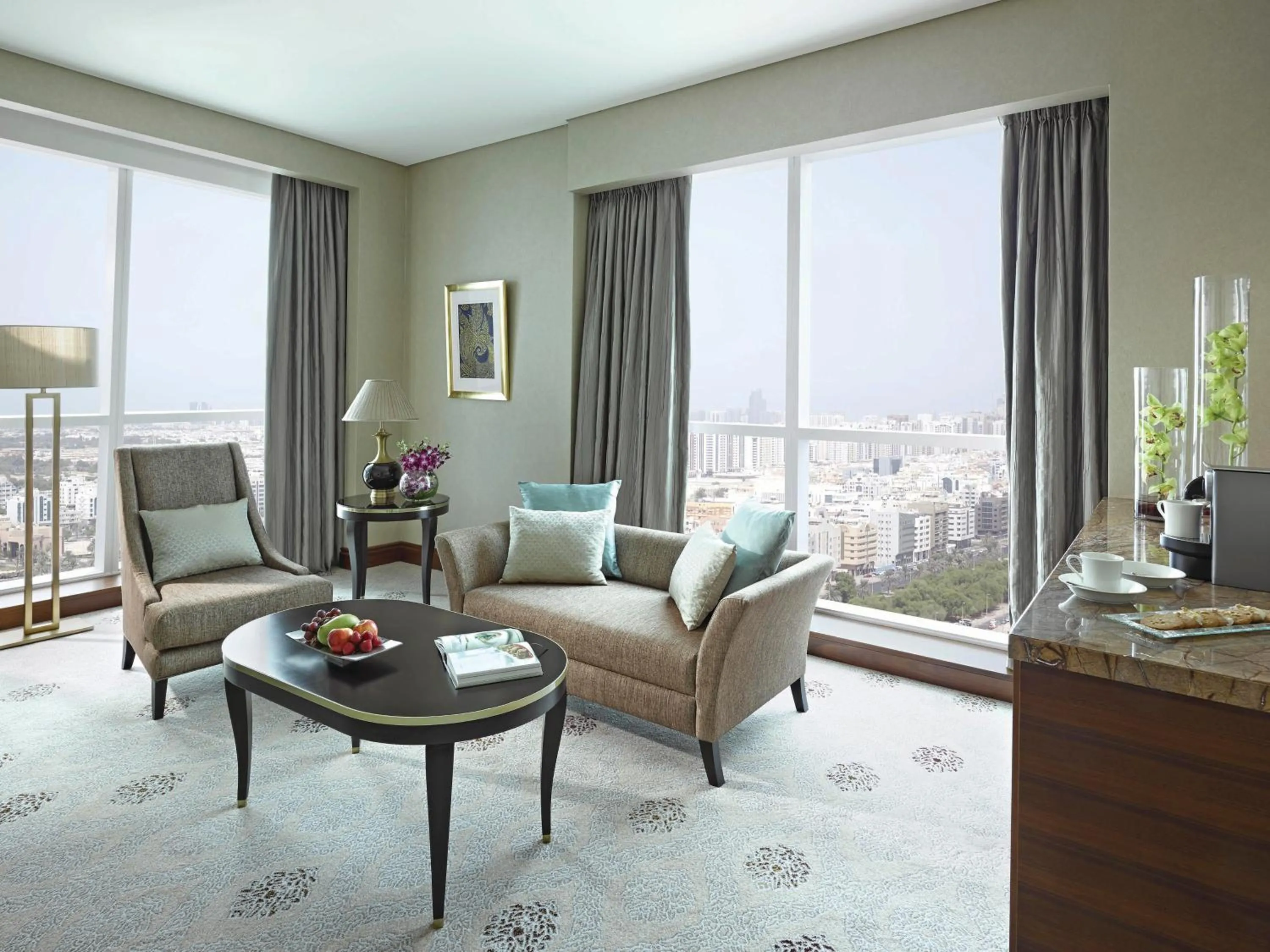 Living room in Dusit Thani Abu Dhabi