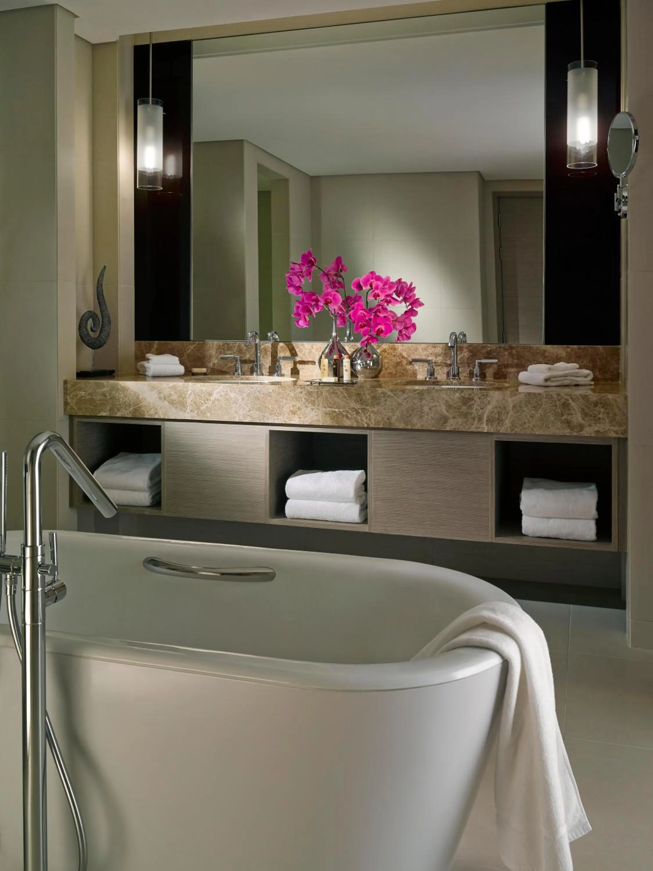 Bathroom in Dusit Thani Abu Dhabi