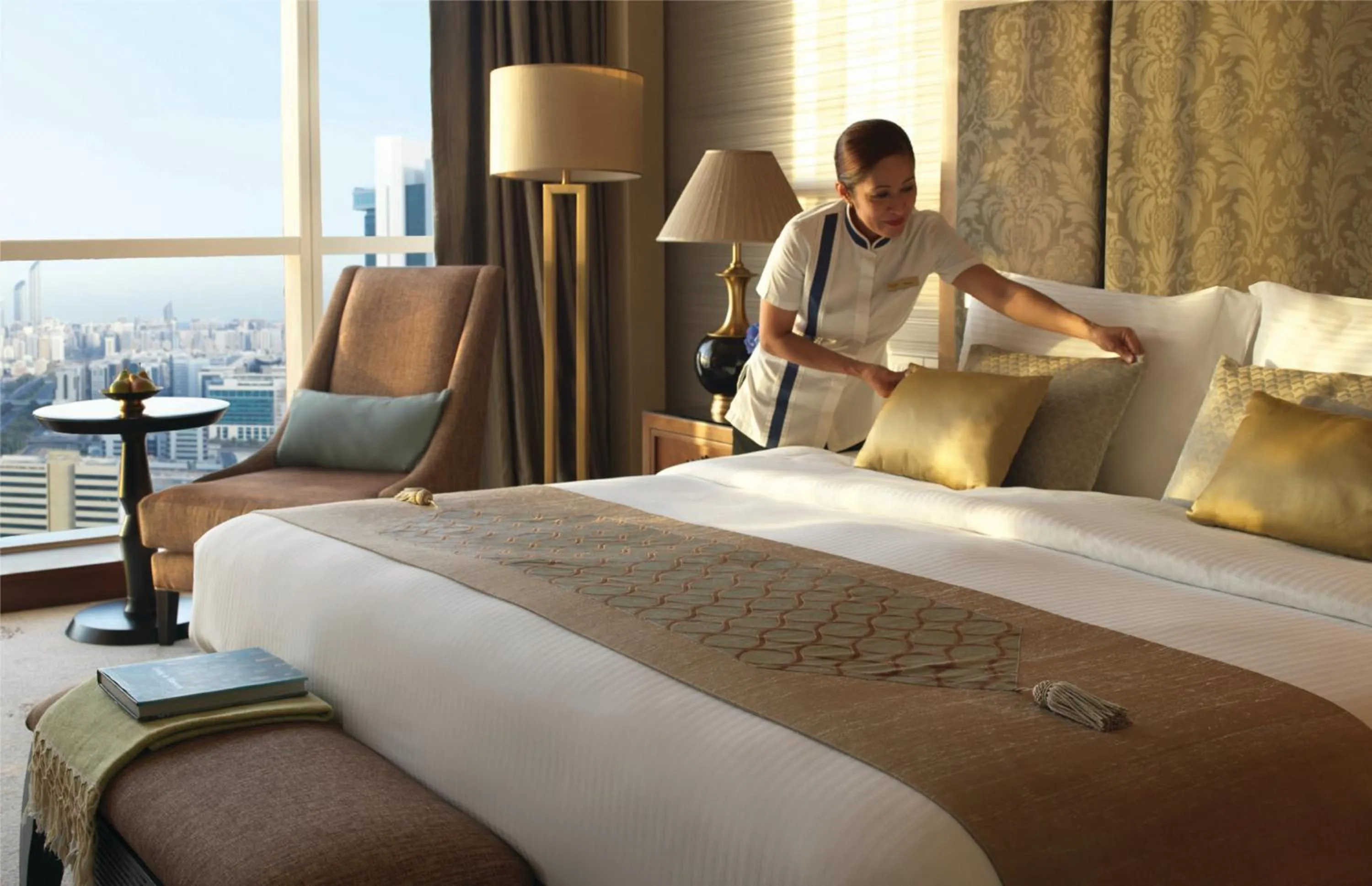 Bed in Dusit Thani Abu Dhabi