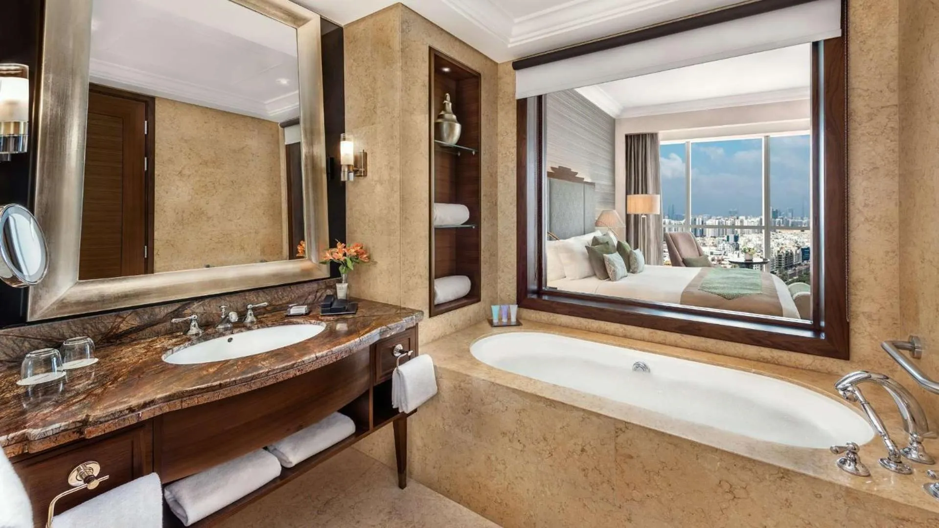 Bathroom in Dusit Thani Abu Dhabi