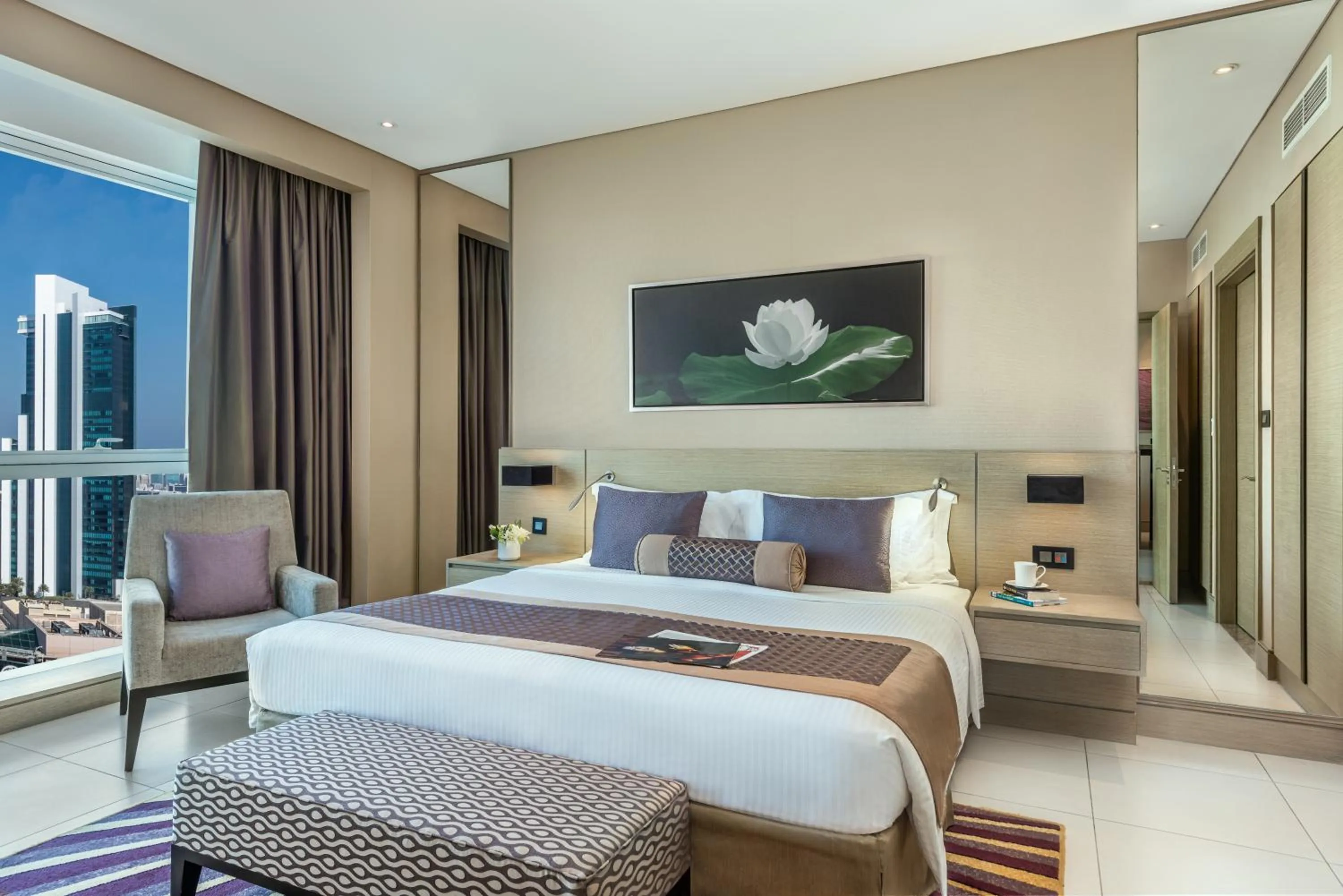 Bed in Dusit Thani Abu Dhabi