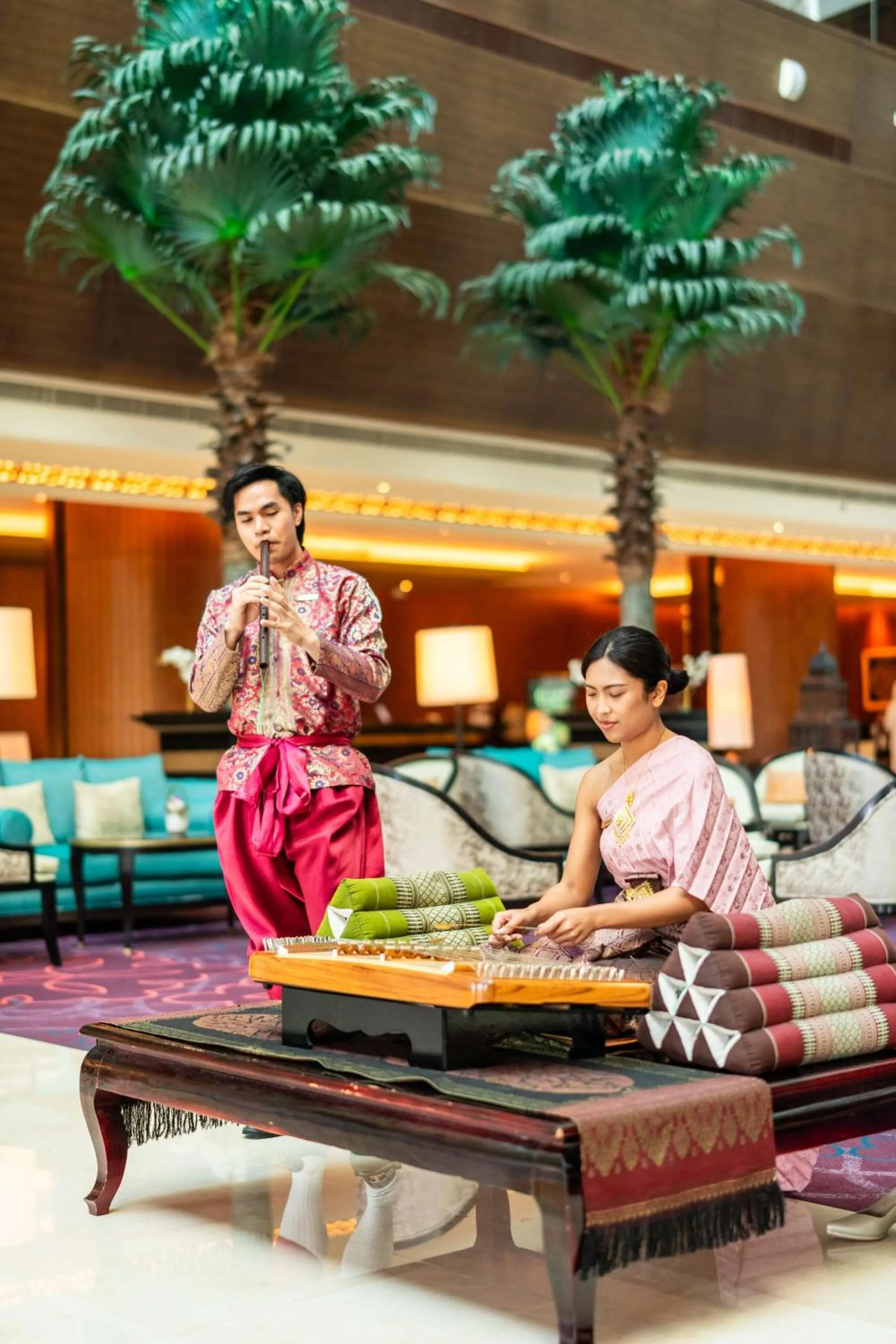 Lobby or reception in Dusit Thani Abu Dhabi